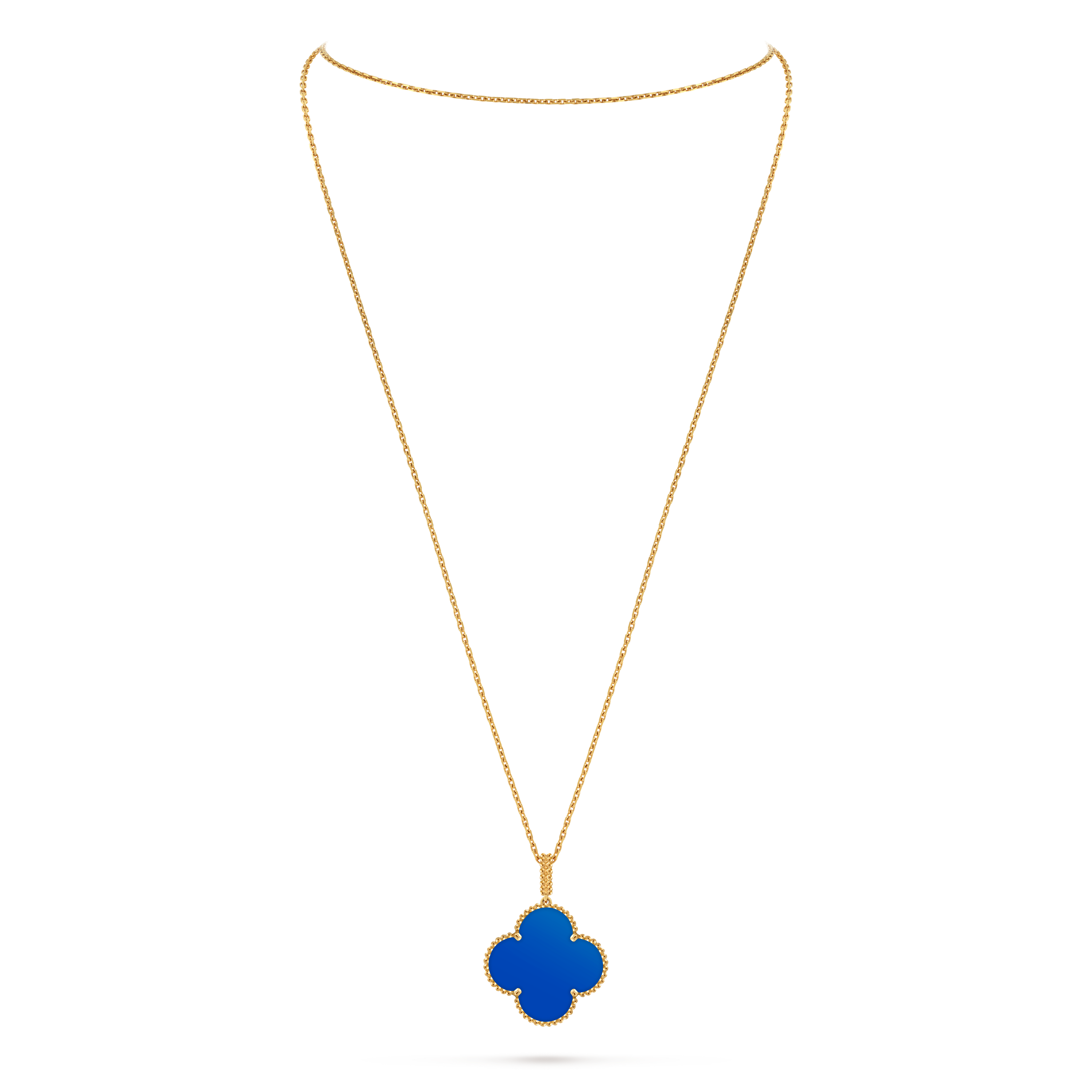 Van Cleef & Arpels ネックレス ゴールド マジック アルハンブラ ロングネックレス、1モチーフ 18K