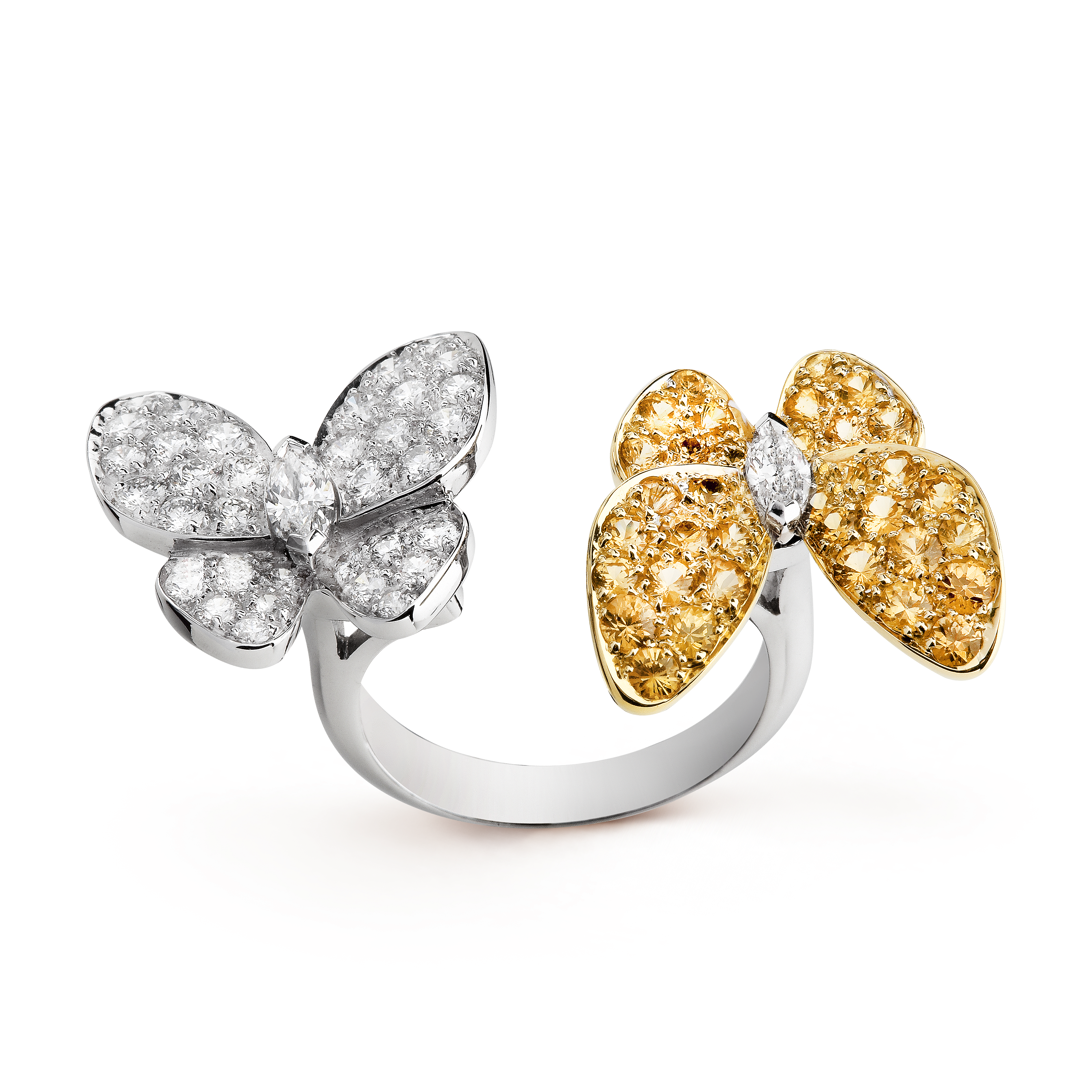 van cleef butterfly ring