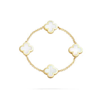ピュア アルハンブラ ピアス 18K イエローゴールド, マザー オブ 