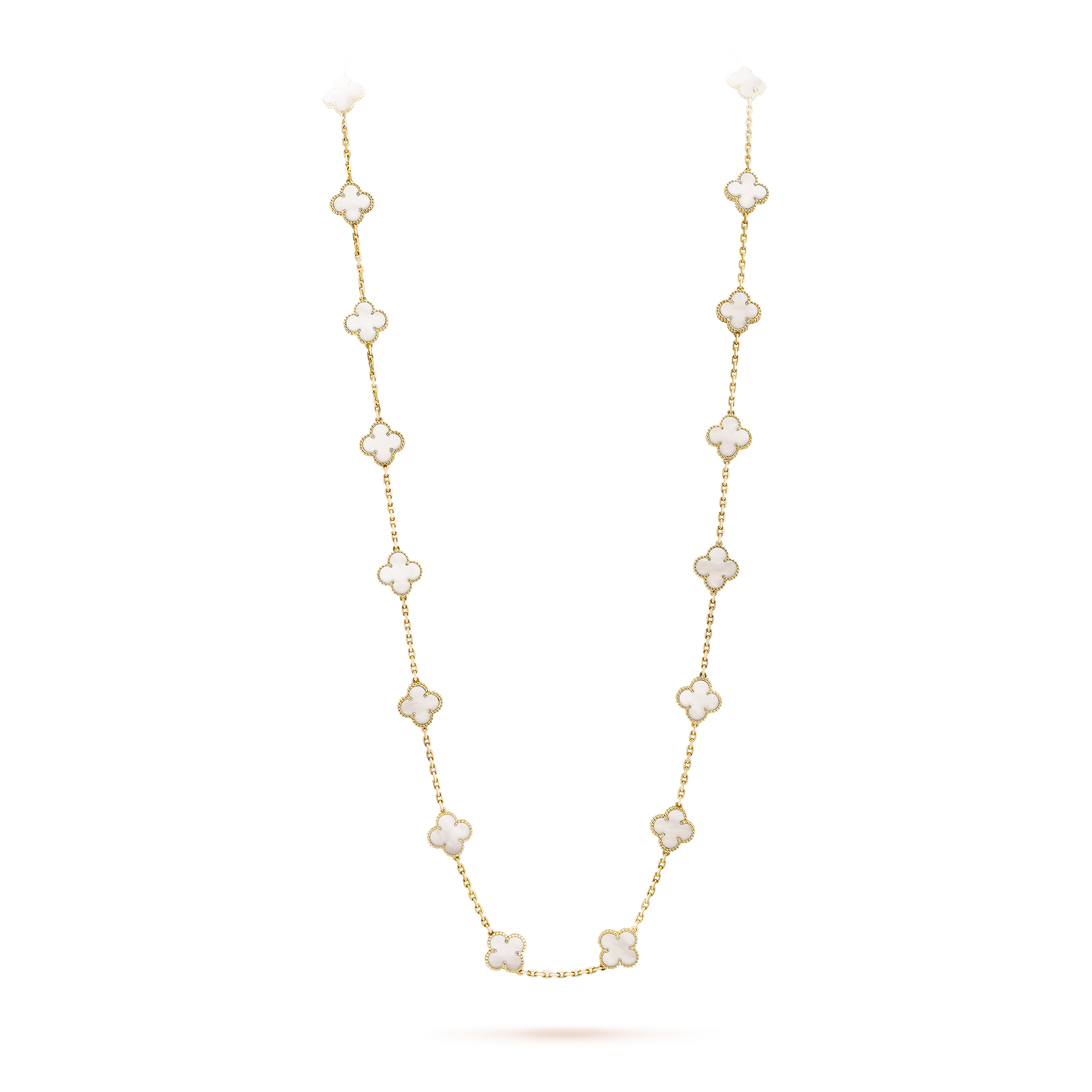 van cleef mother of pearl necklace