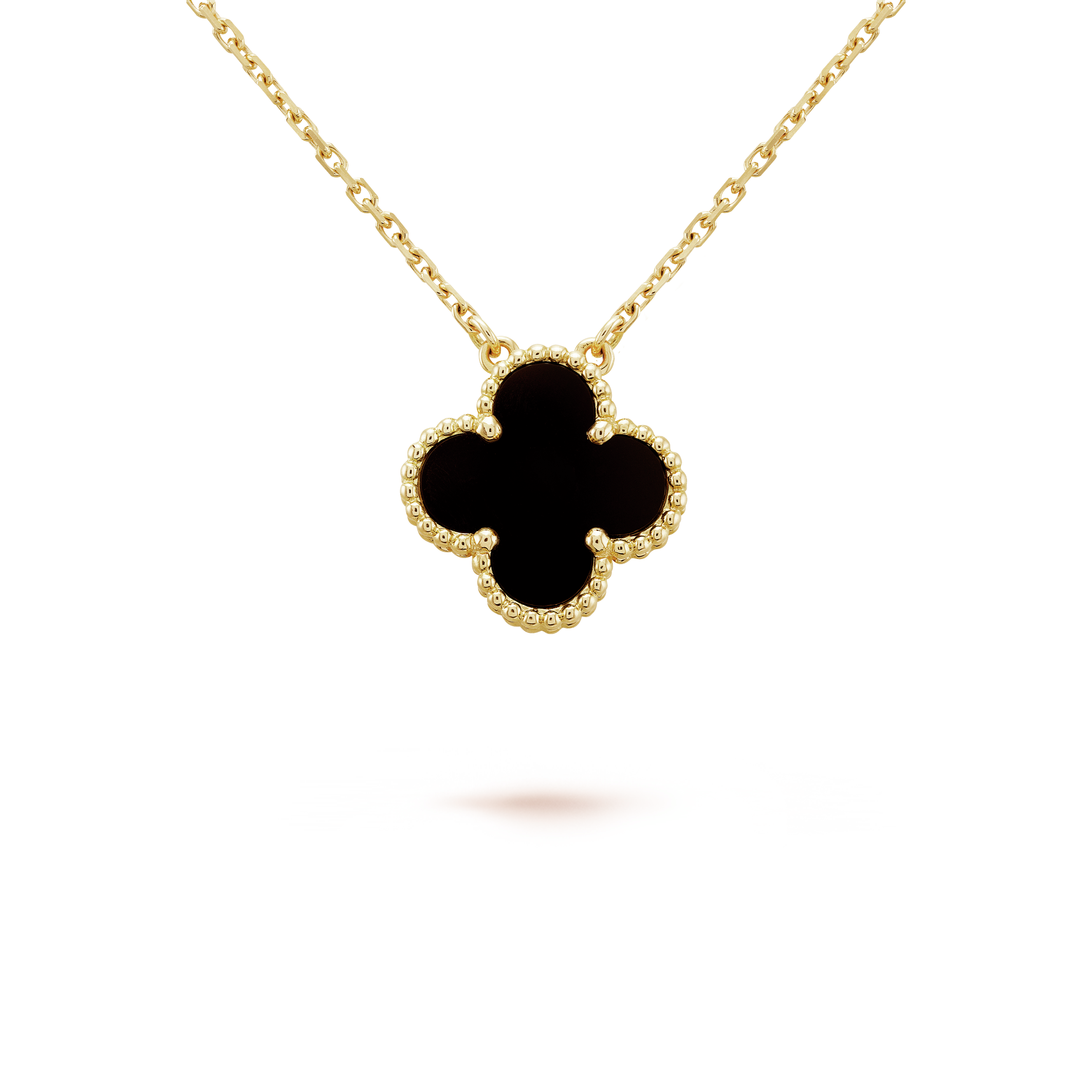 van cleef and arpels gold alhambra necklace