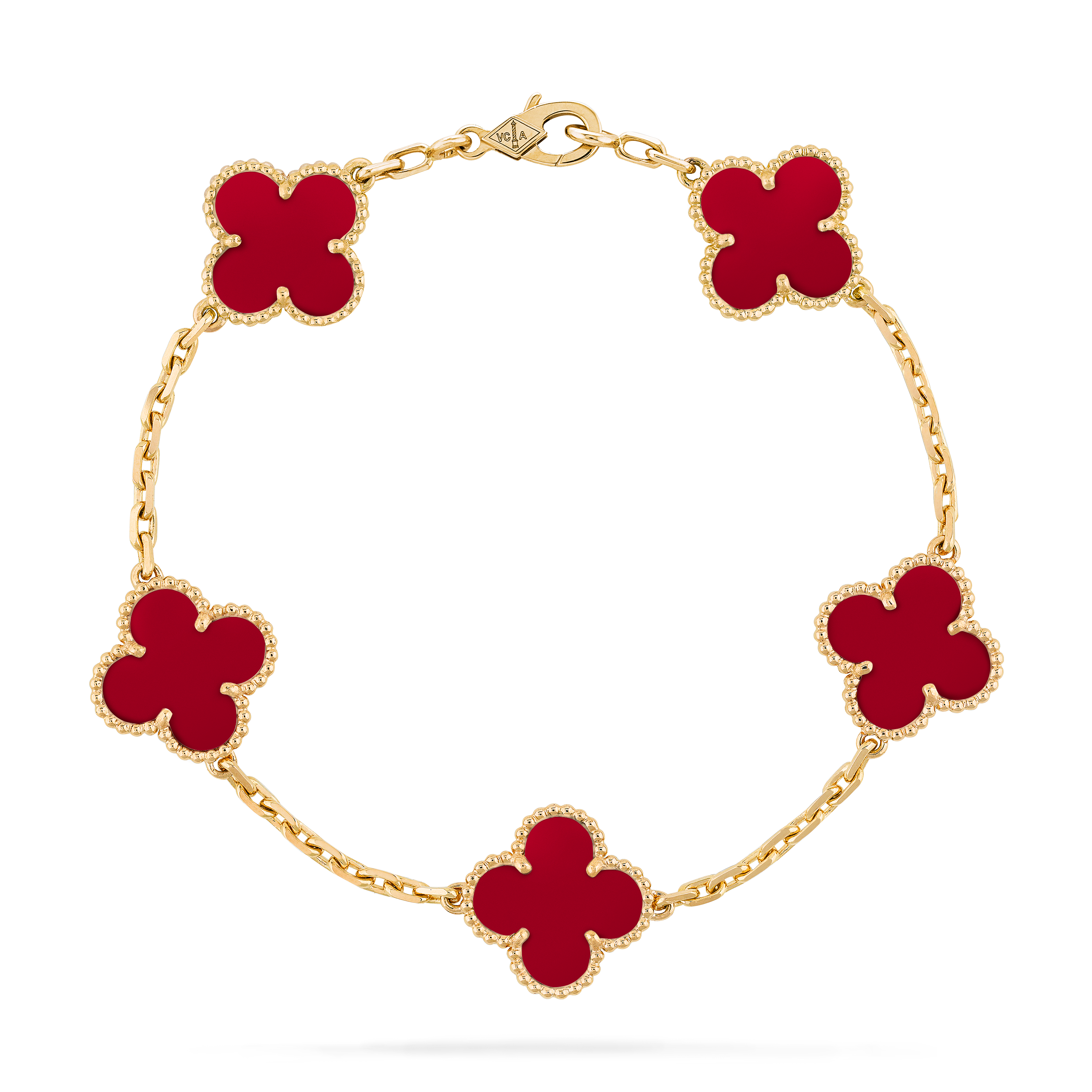 red van cleef necklace