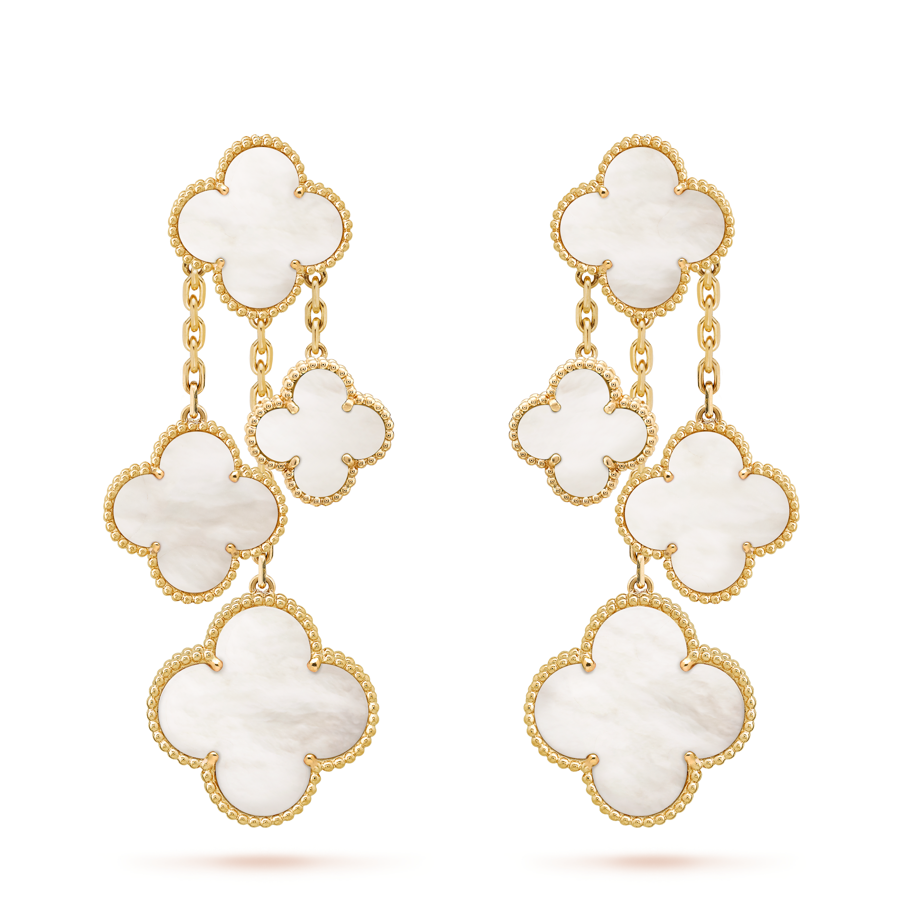 Magic Alhambra earrings, 4 motifs 