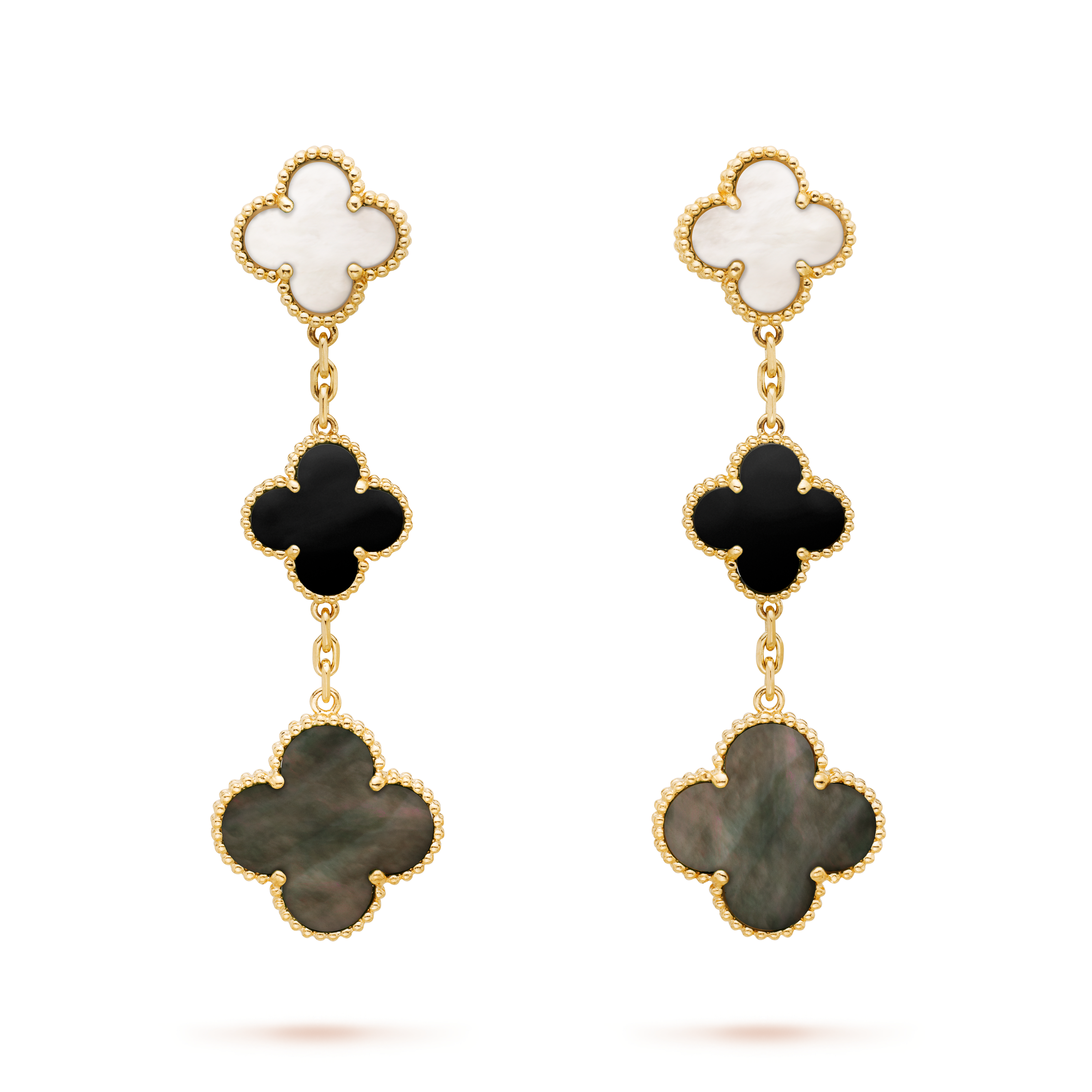 Magic Alhambra earrings, 3 motifs 