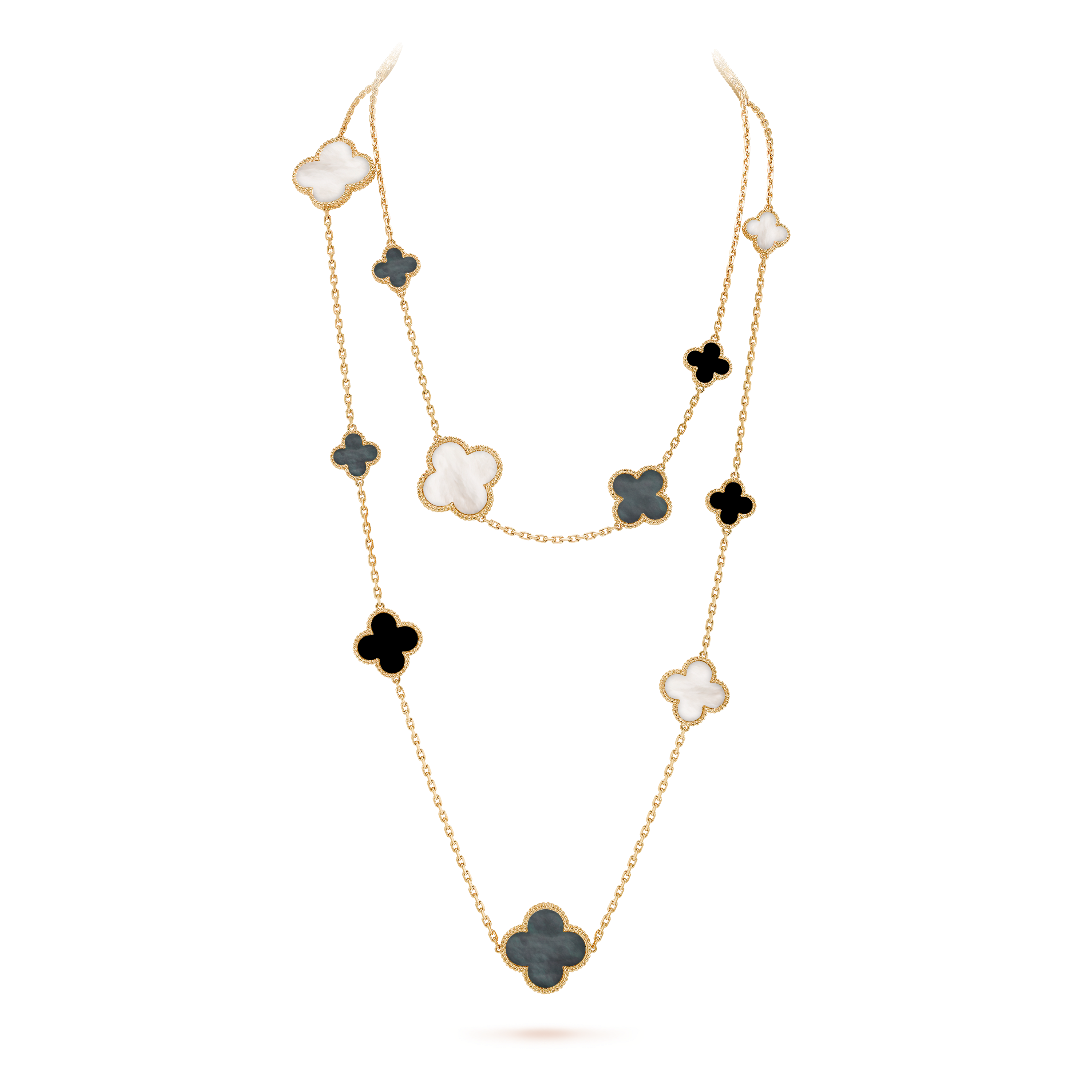 van cleef motif necklace