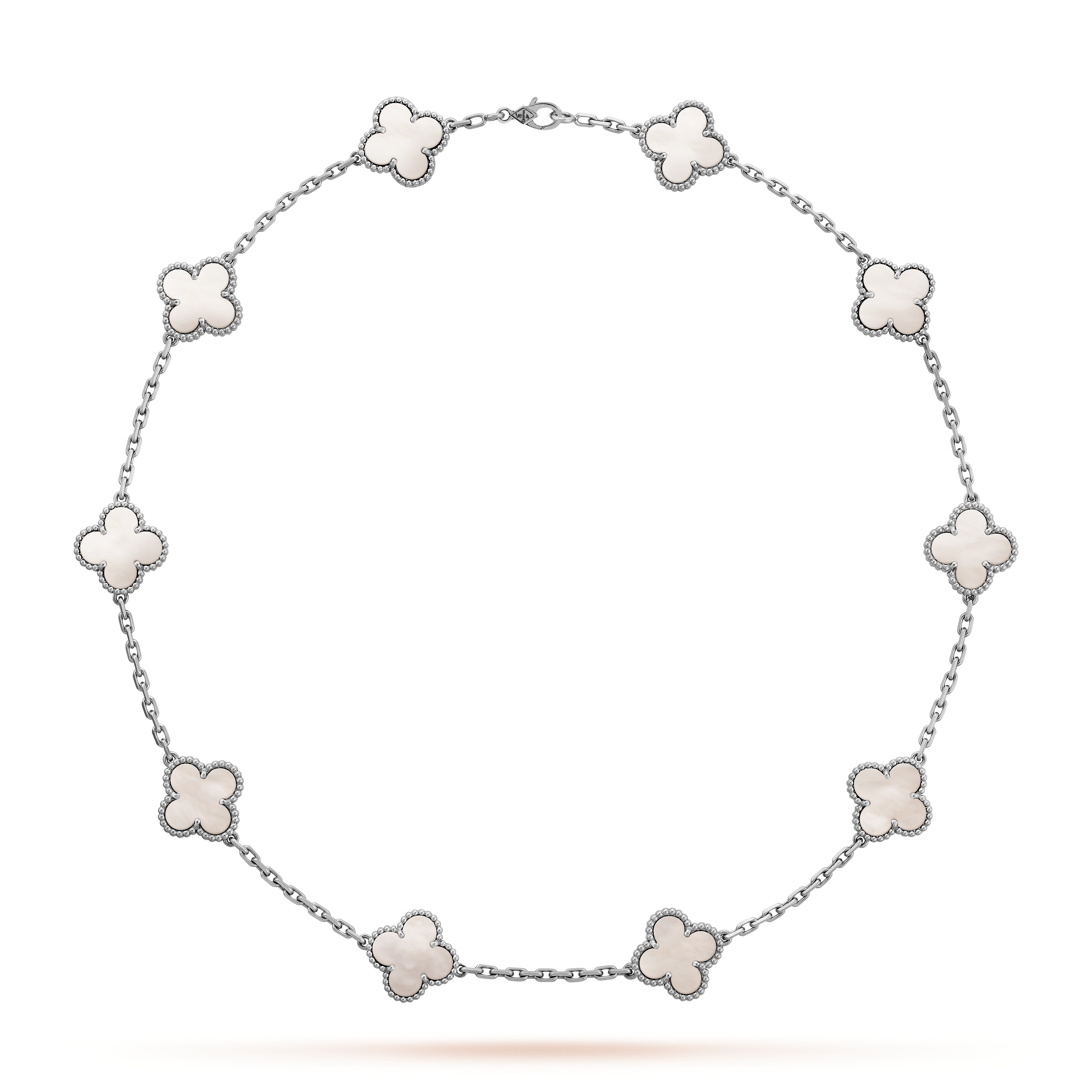 Van Cleef Arpels Alhambra Necklace White 2019 | lupon.gov.ph