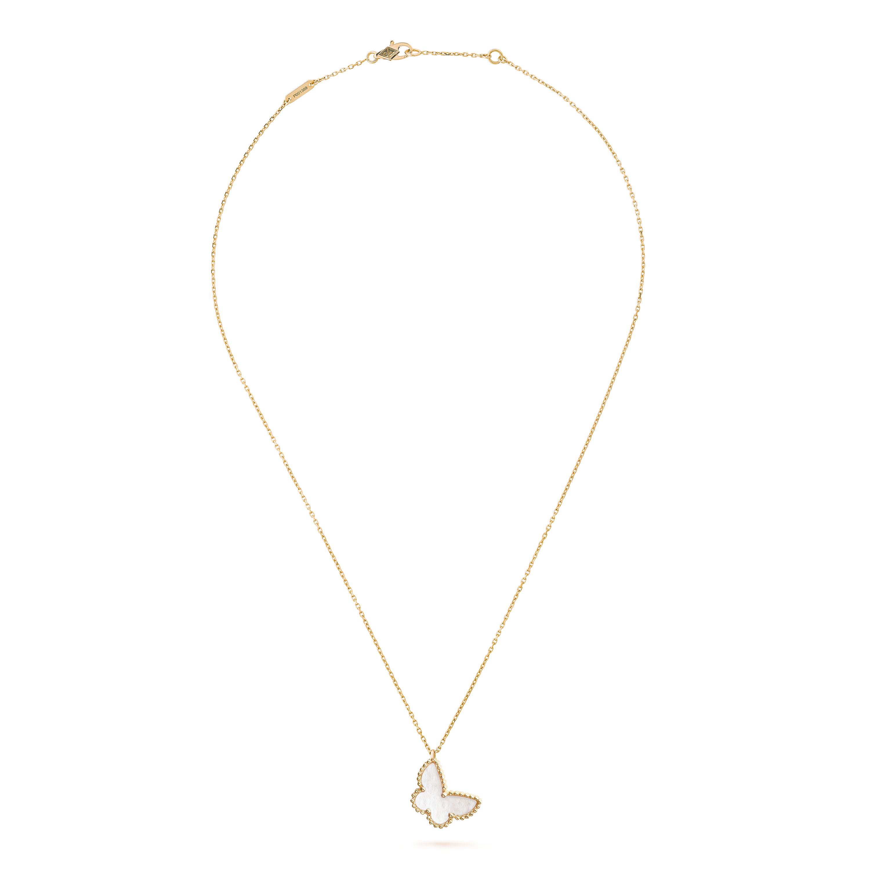 Sweet Alhambra pendant 18K yellow gold, Mother-of-pearl - Van Cleef & Arpels