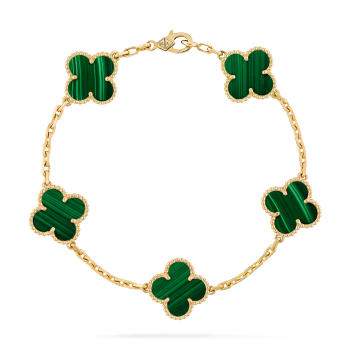 van cleef green necklace