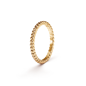 VCARN95Q00 - Perlée pearls of gold ring, small model