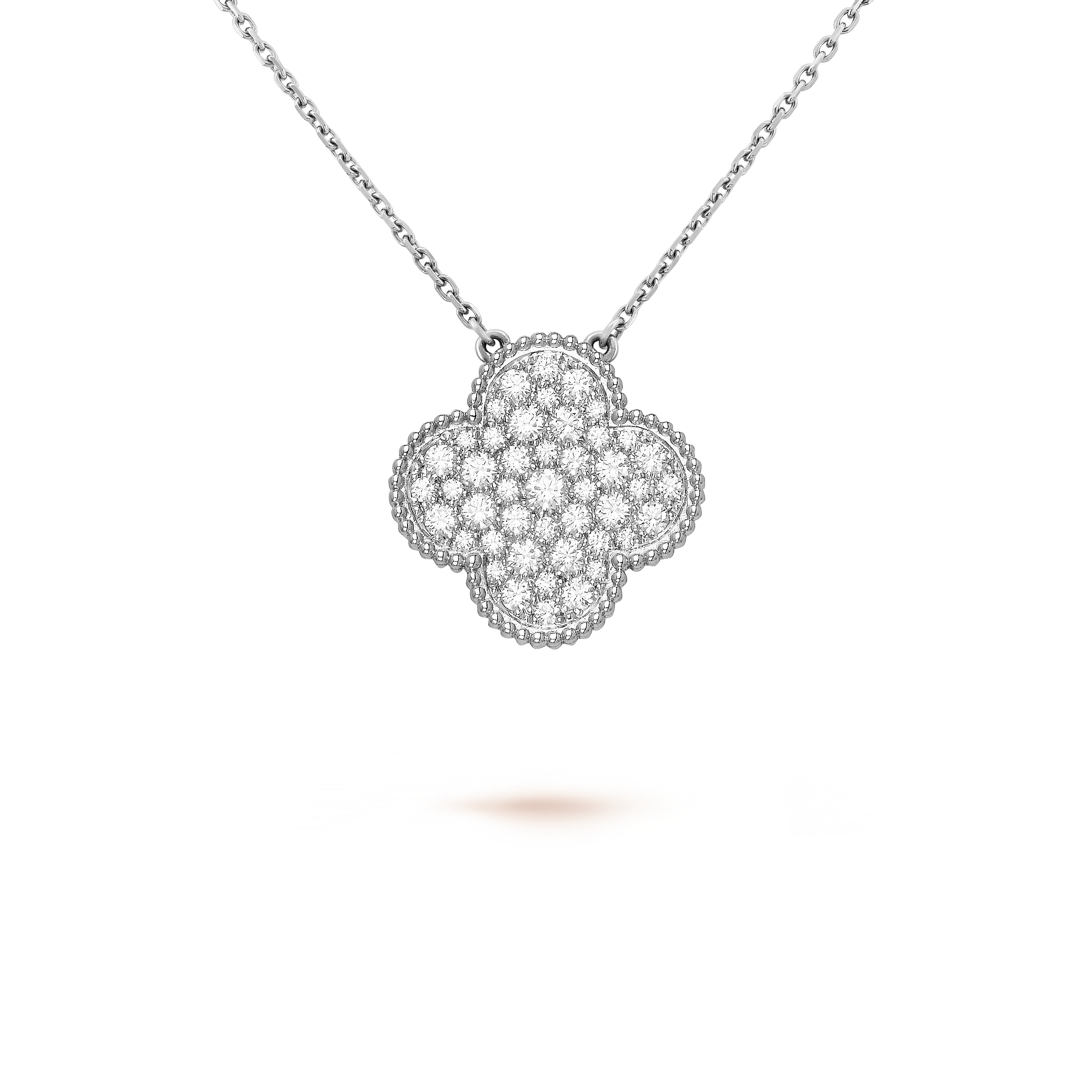 van cleef silver necklace