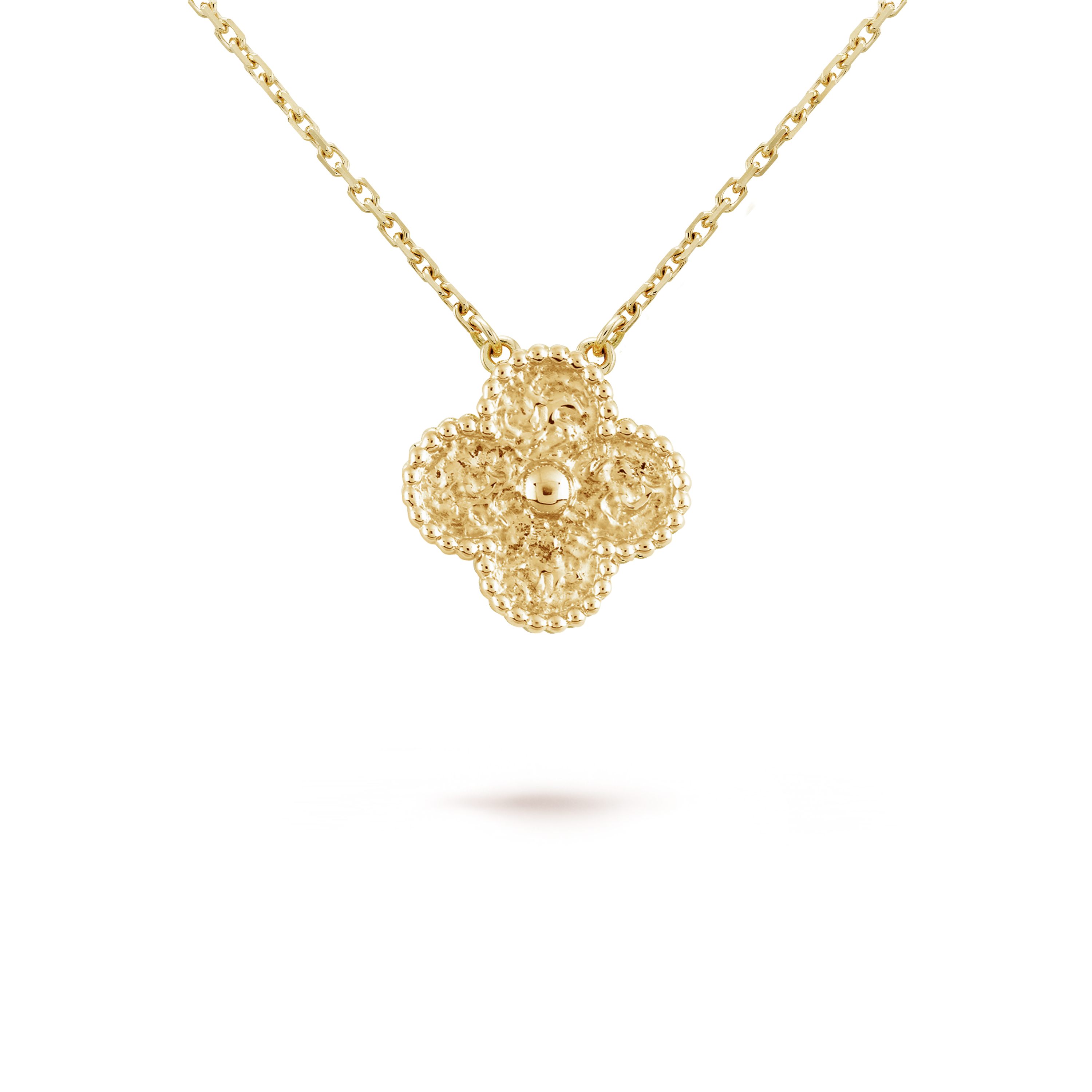 van cleef gold necklace