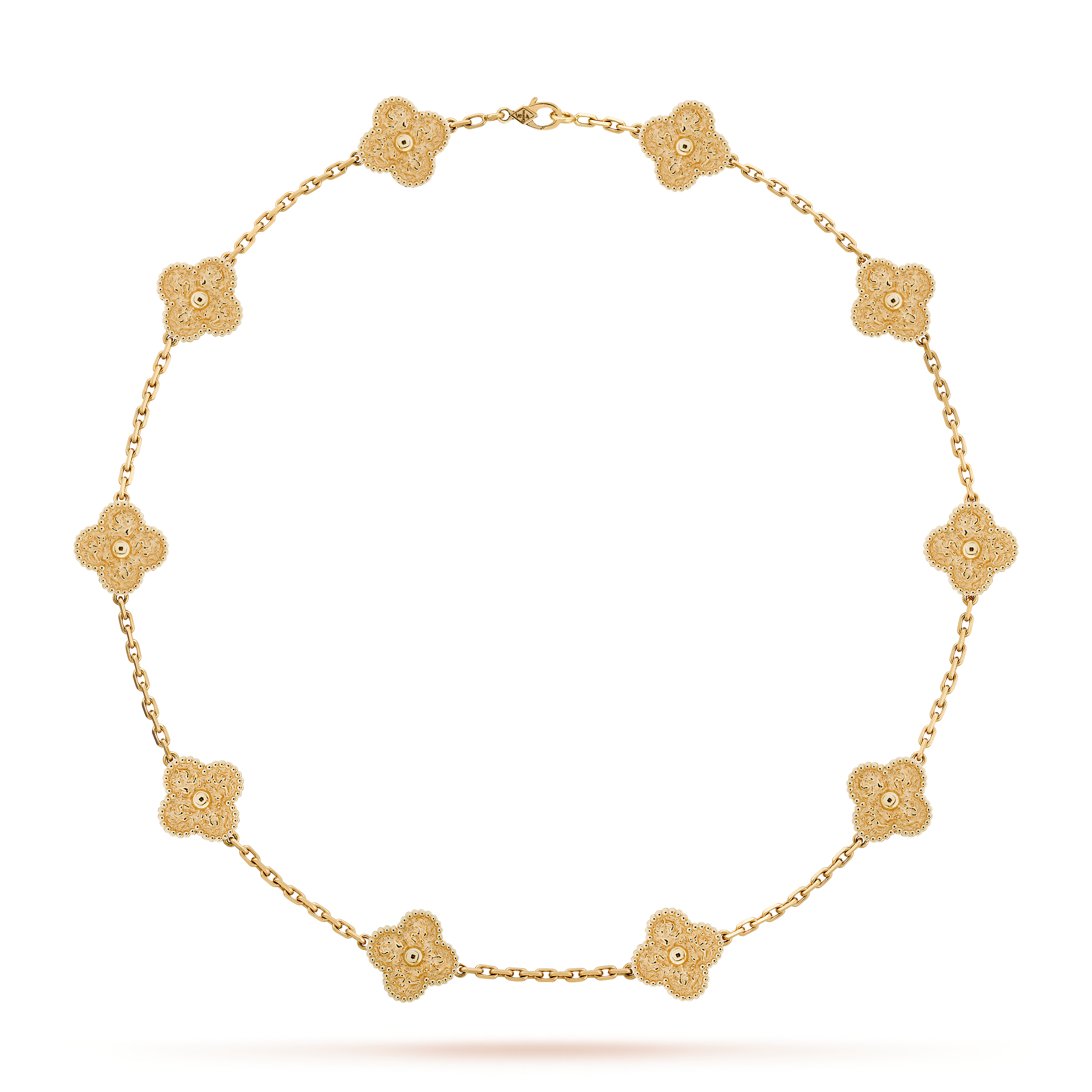 van cleef motif necklace