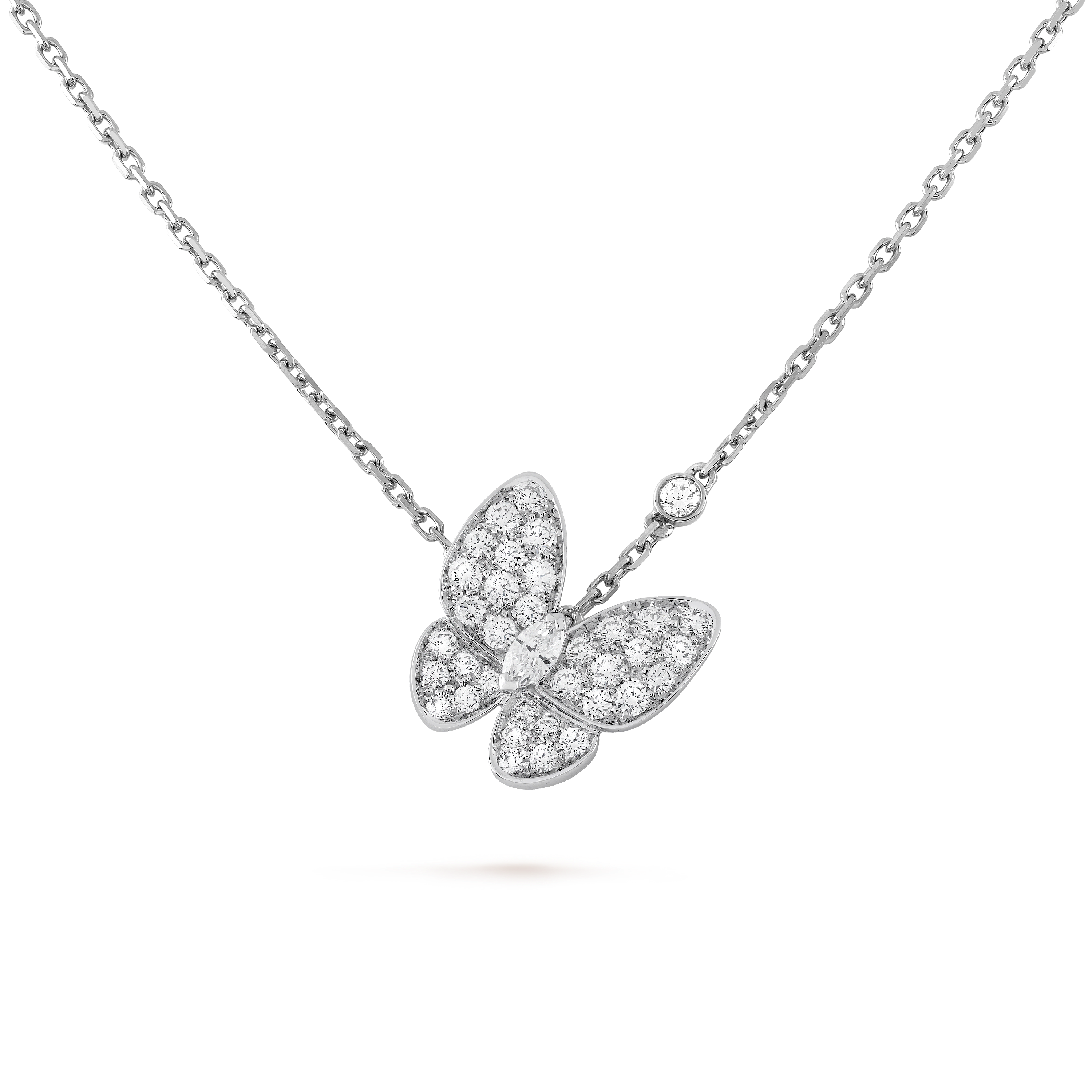 van cleef necklace butterfly