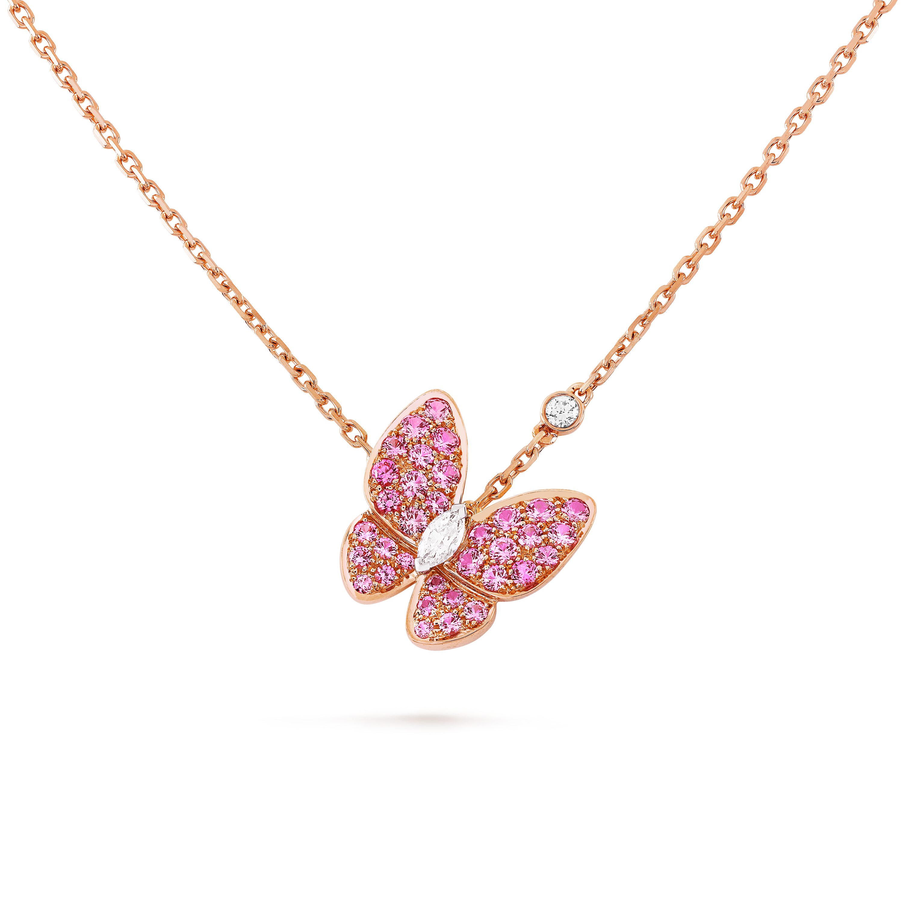 van cleef & arpels butterfly necklace