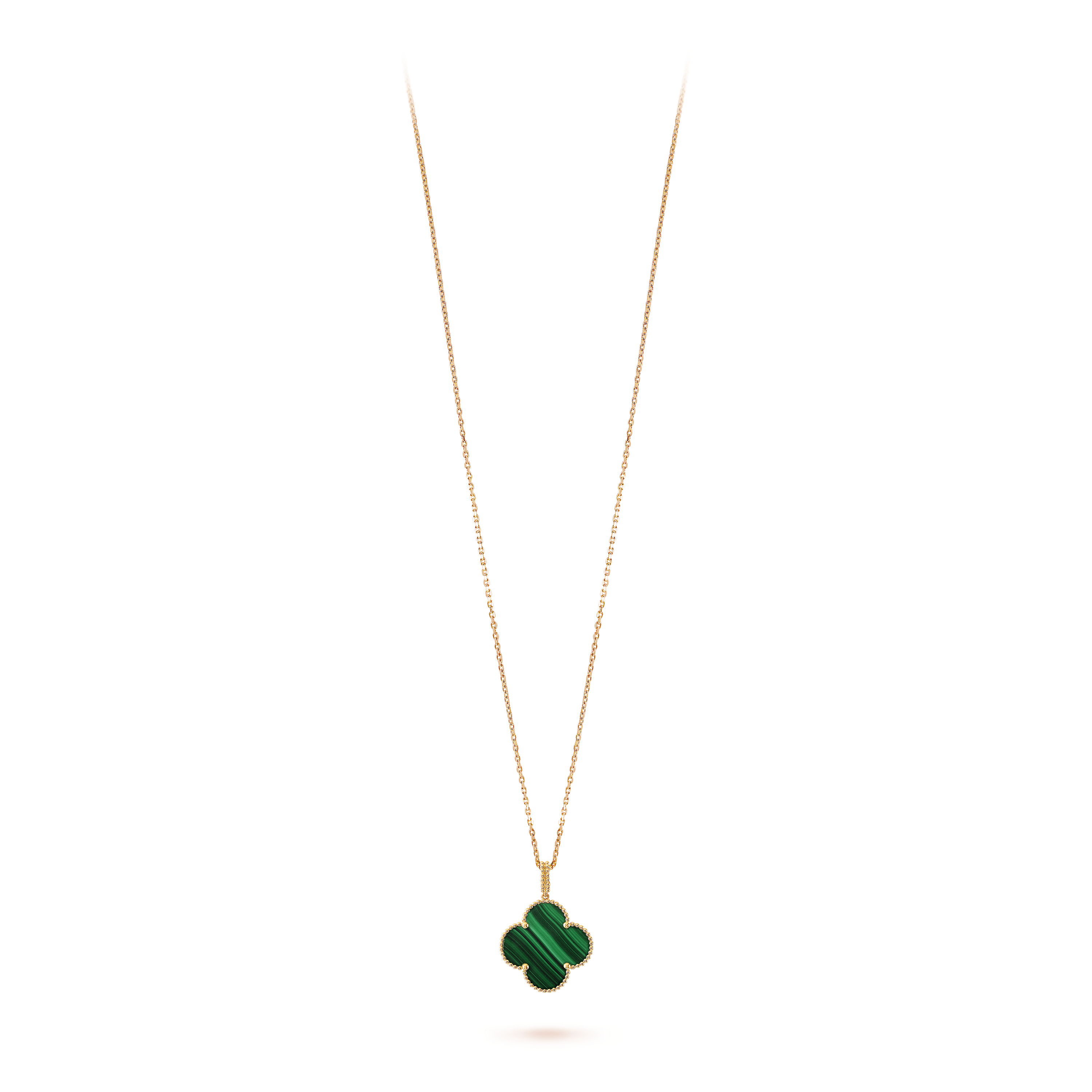 van cleef malachite necklace