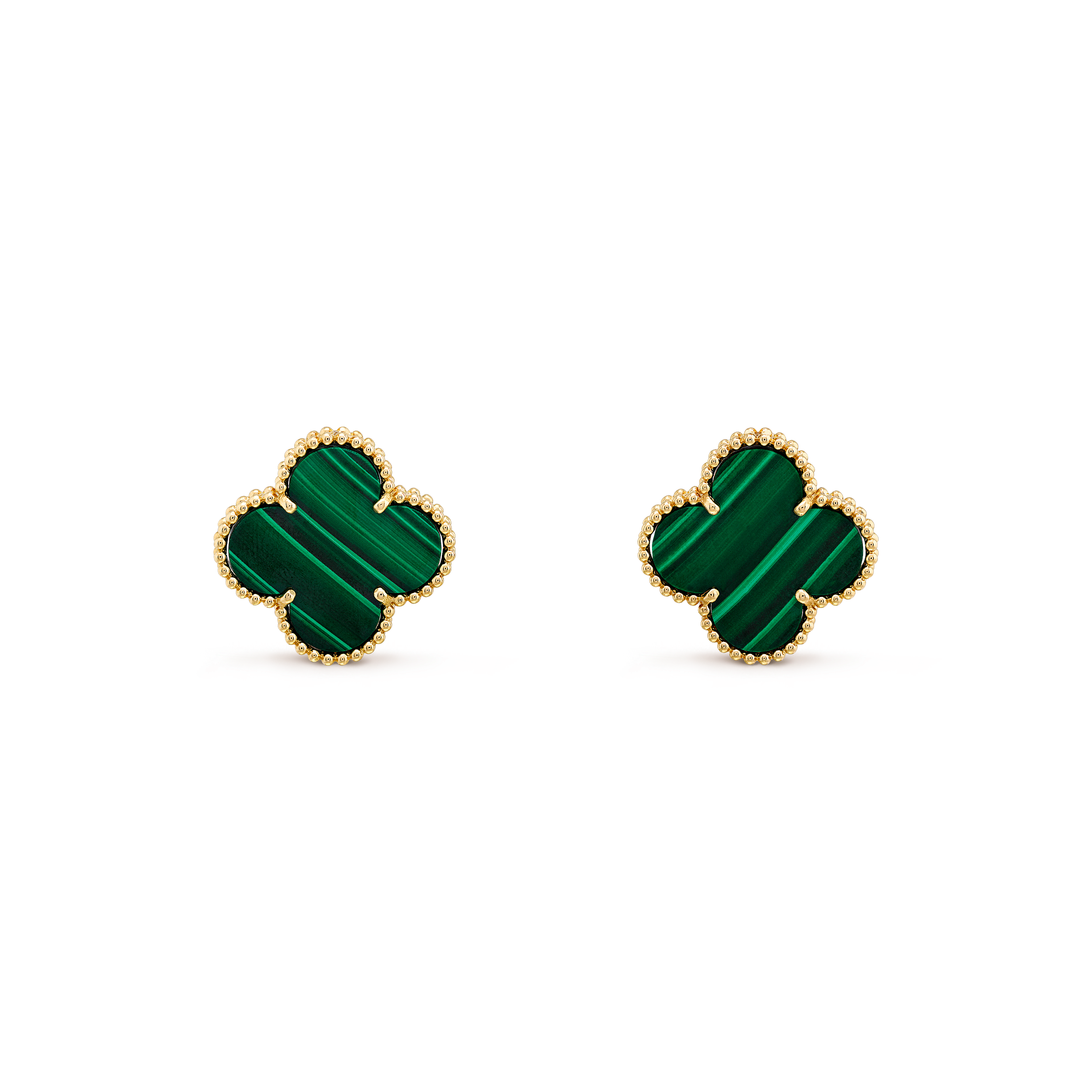 Van cleef earrings green sale