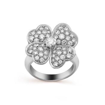 VCARO4TE00 - Cosmos medium model ring