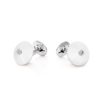 Pierre Arpels Sticks cufflinks White gold, Diamond, Onyx - Van ...
