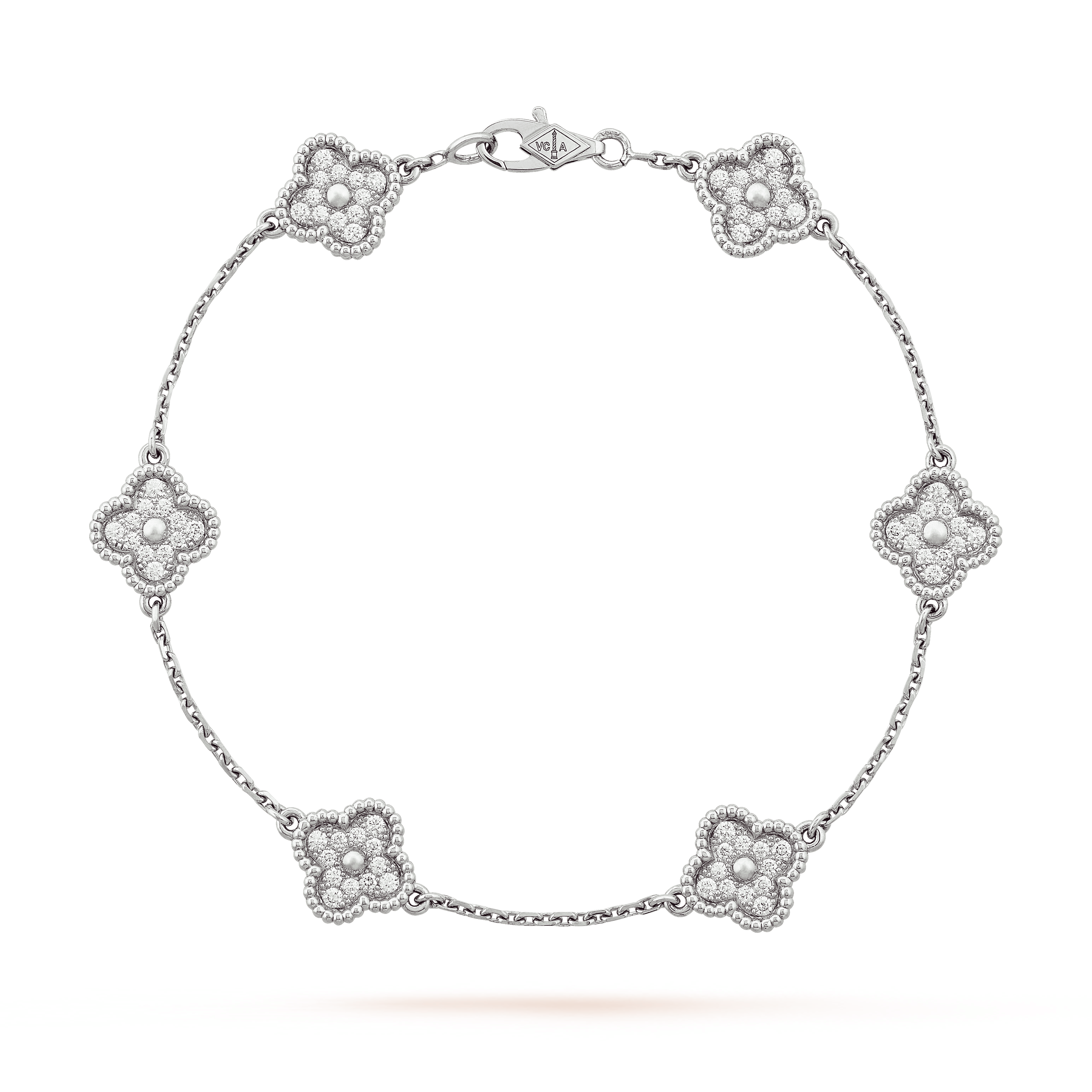 van cleef silver bracelet