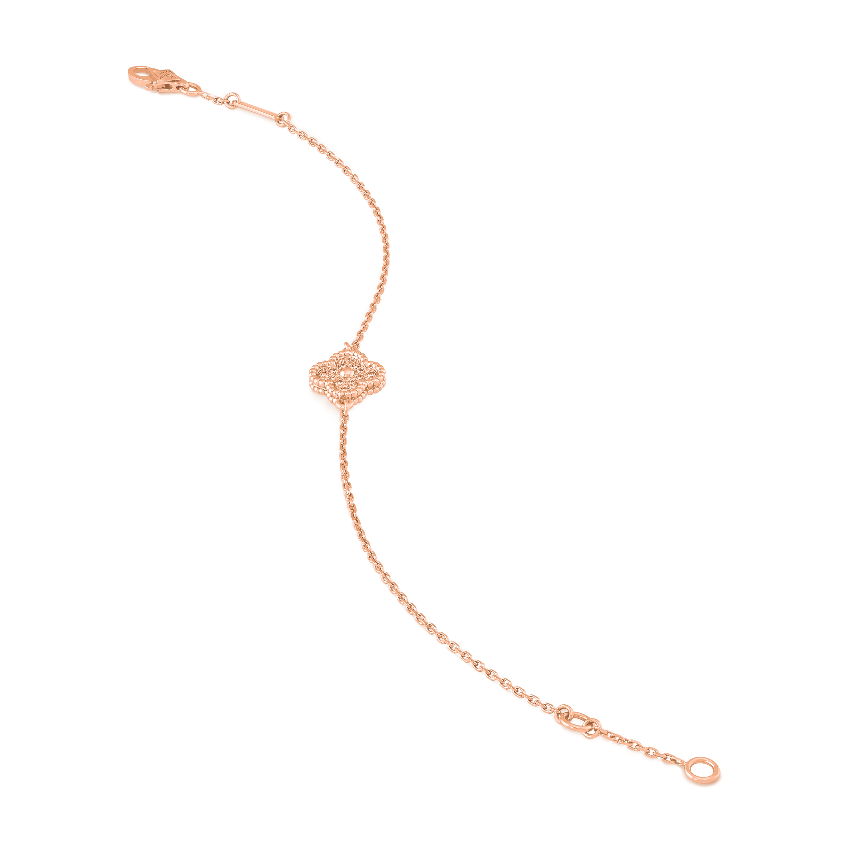 van cleef arpels rose gold alhambra