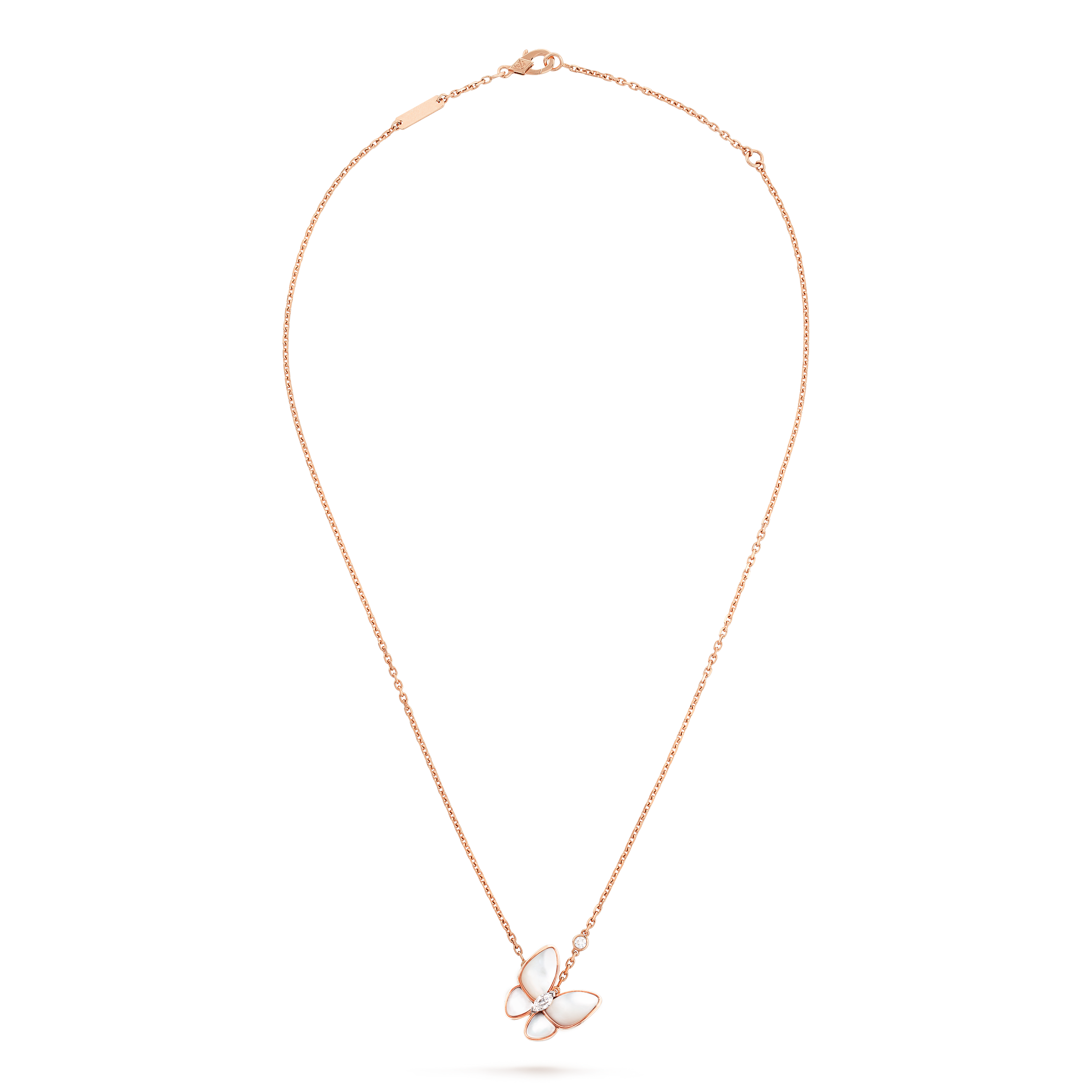 van cleef necklace butterfly