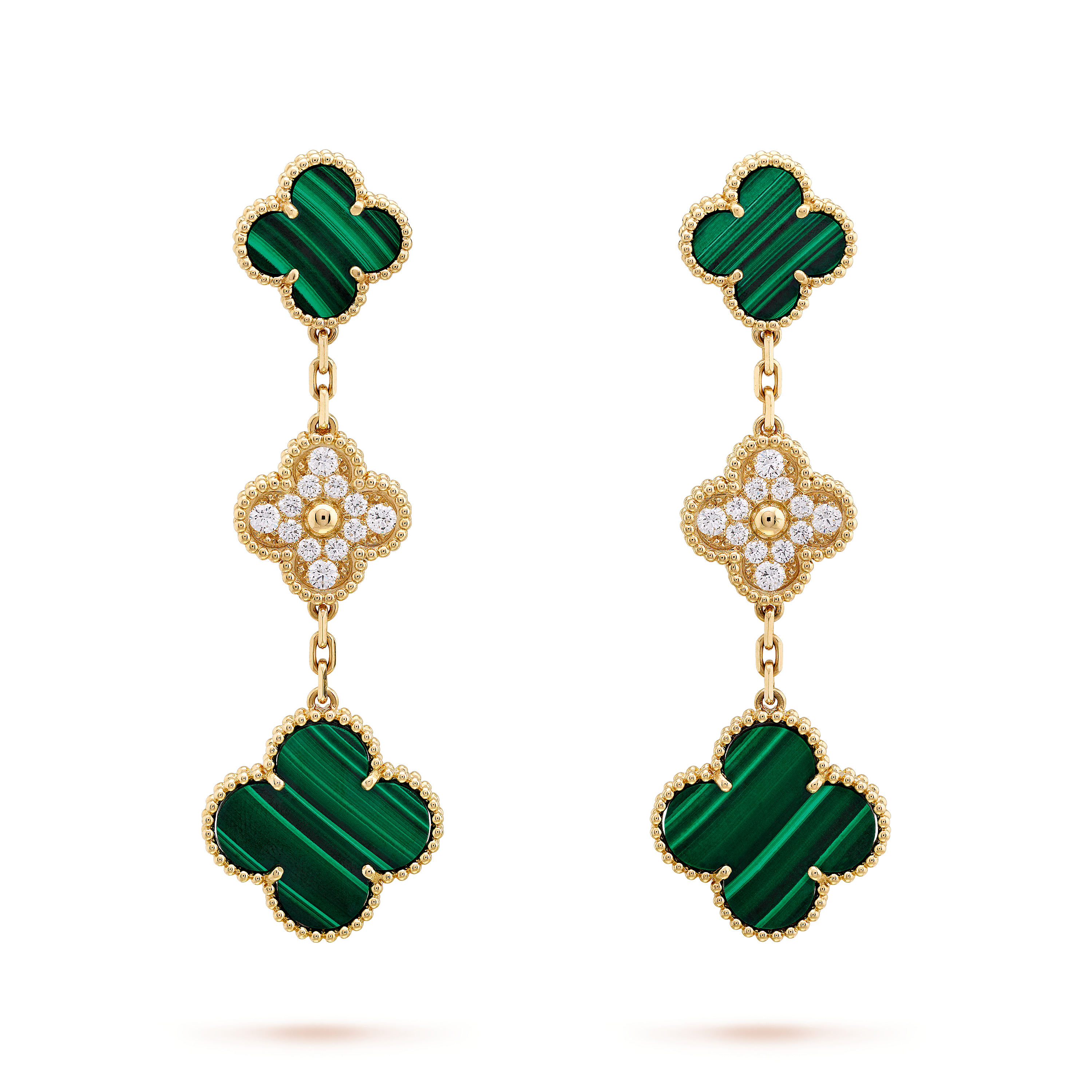 Magic Alhambra earrings, 3 motifs 