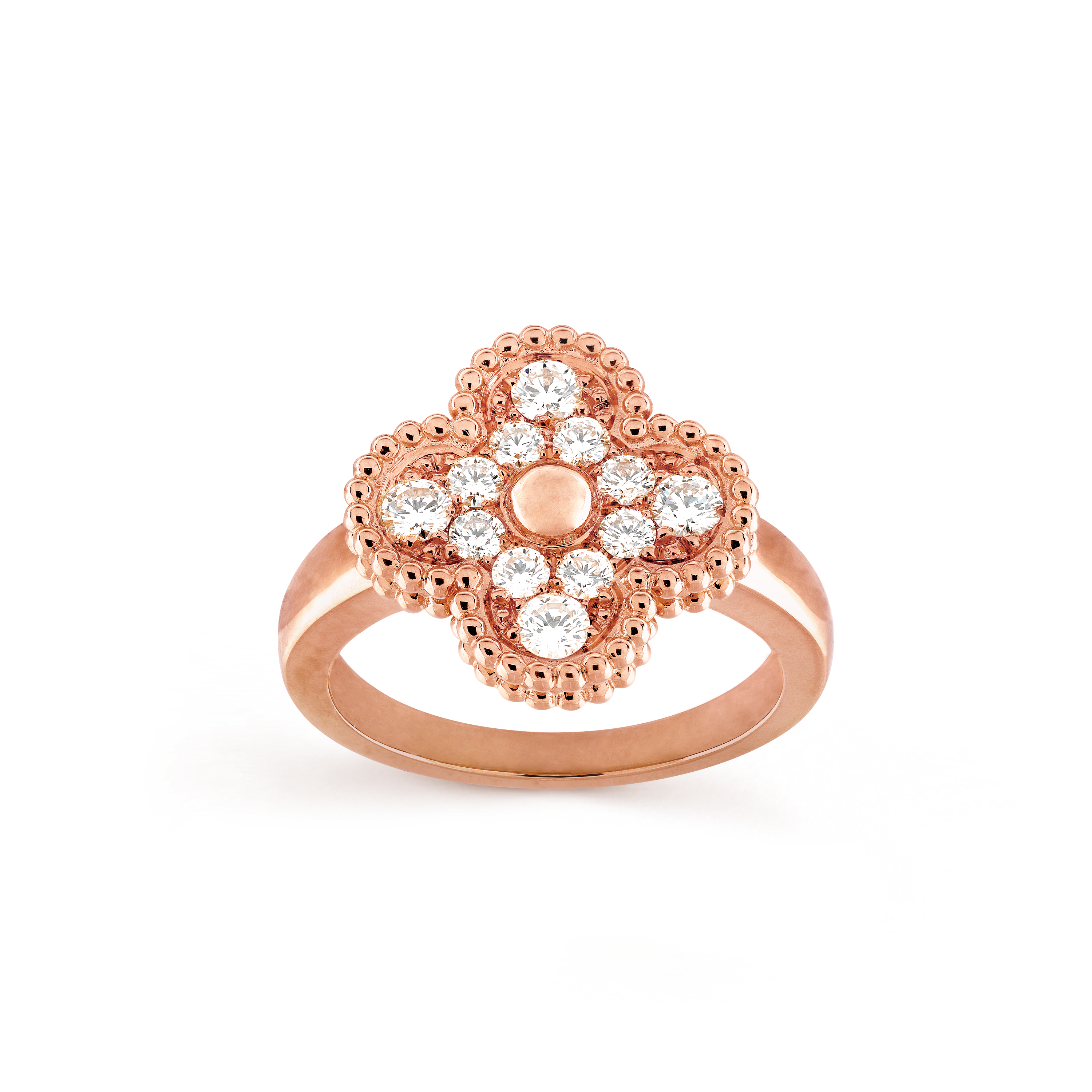 LV Diamonds V Ring, Pink Gold - Categories