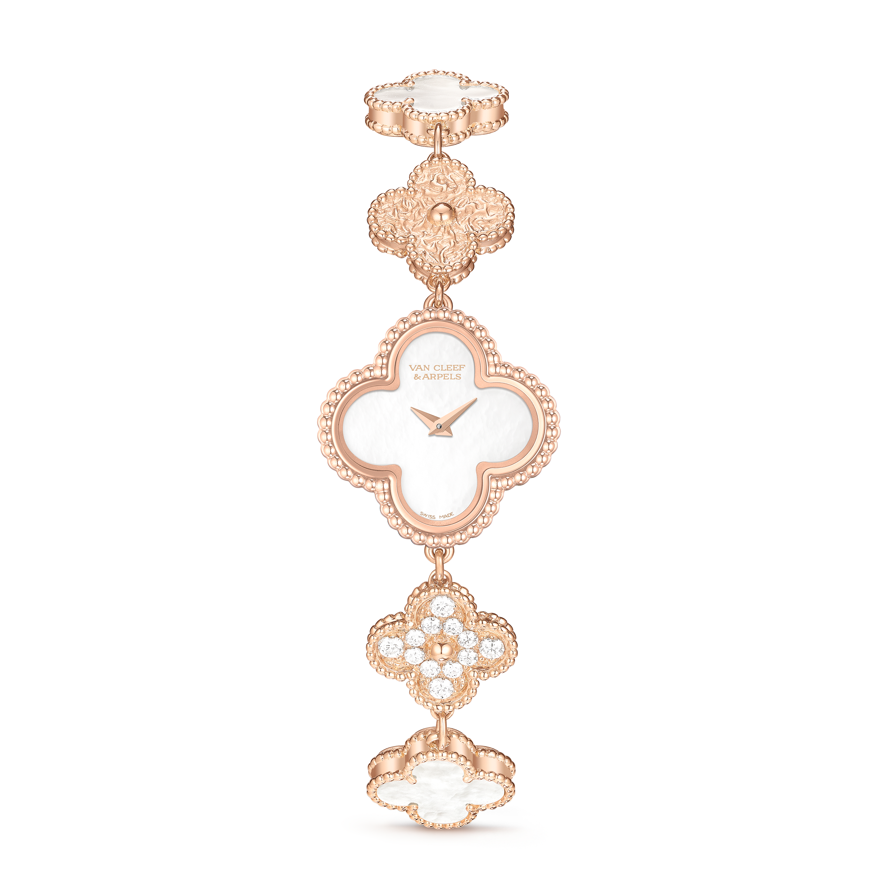 van cleef arpels rose gold alhambra