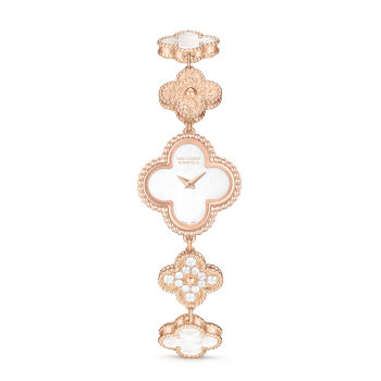 Van Cleef & Arpels♡ スウィート アルハンブラ ピアス スウィート アルハンブラ ピアス 18K ホワイトゴールド, マザー