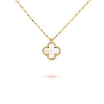 スウィート アルハンブラ ペンダント 18K イエローゴールド, マザー 