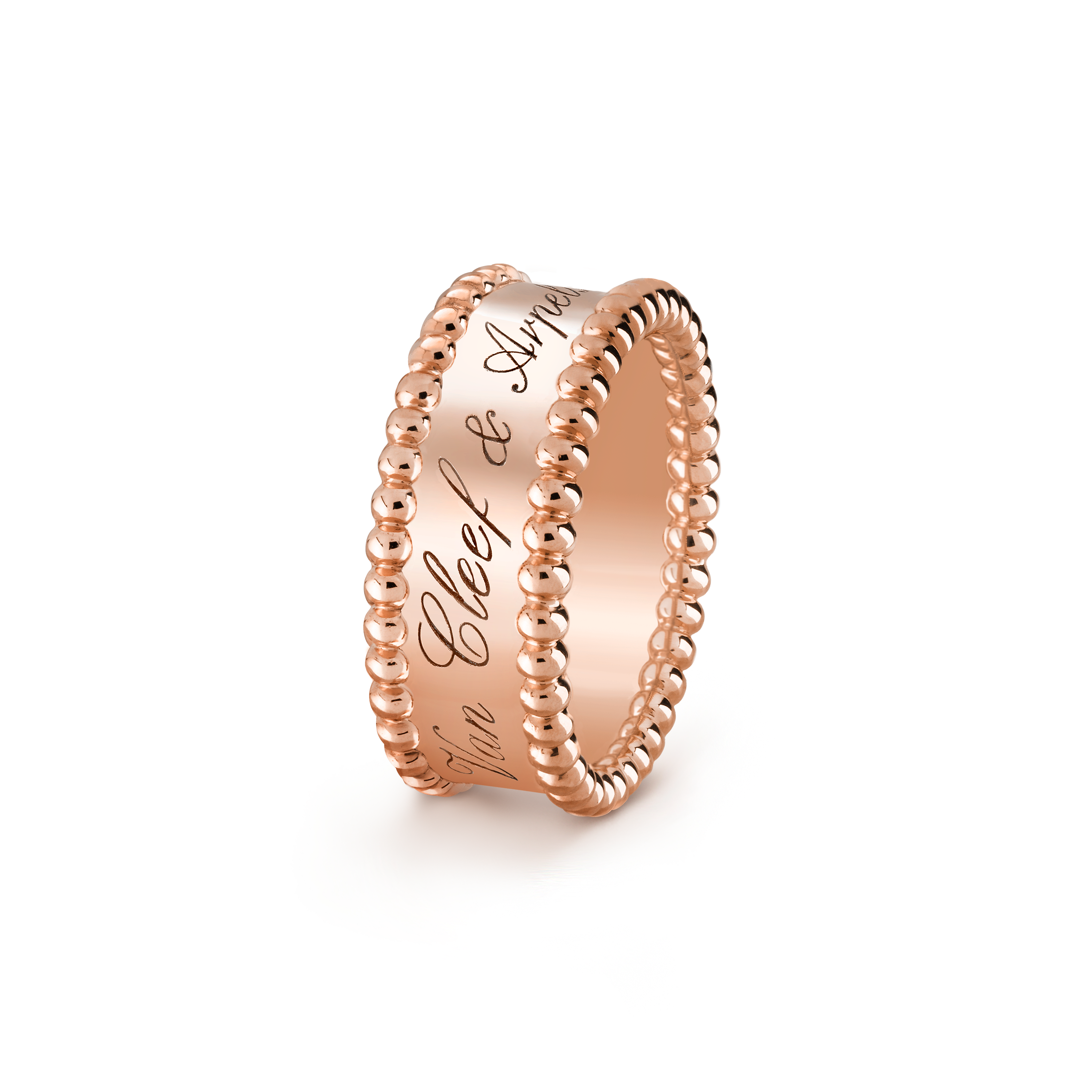 van cleef rose gold ring