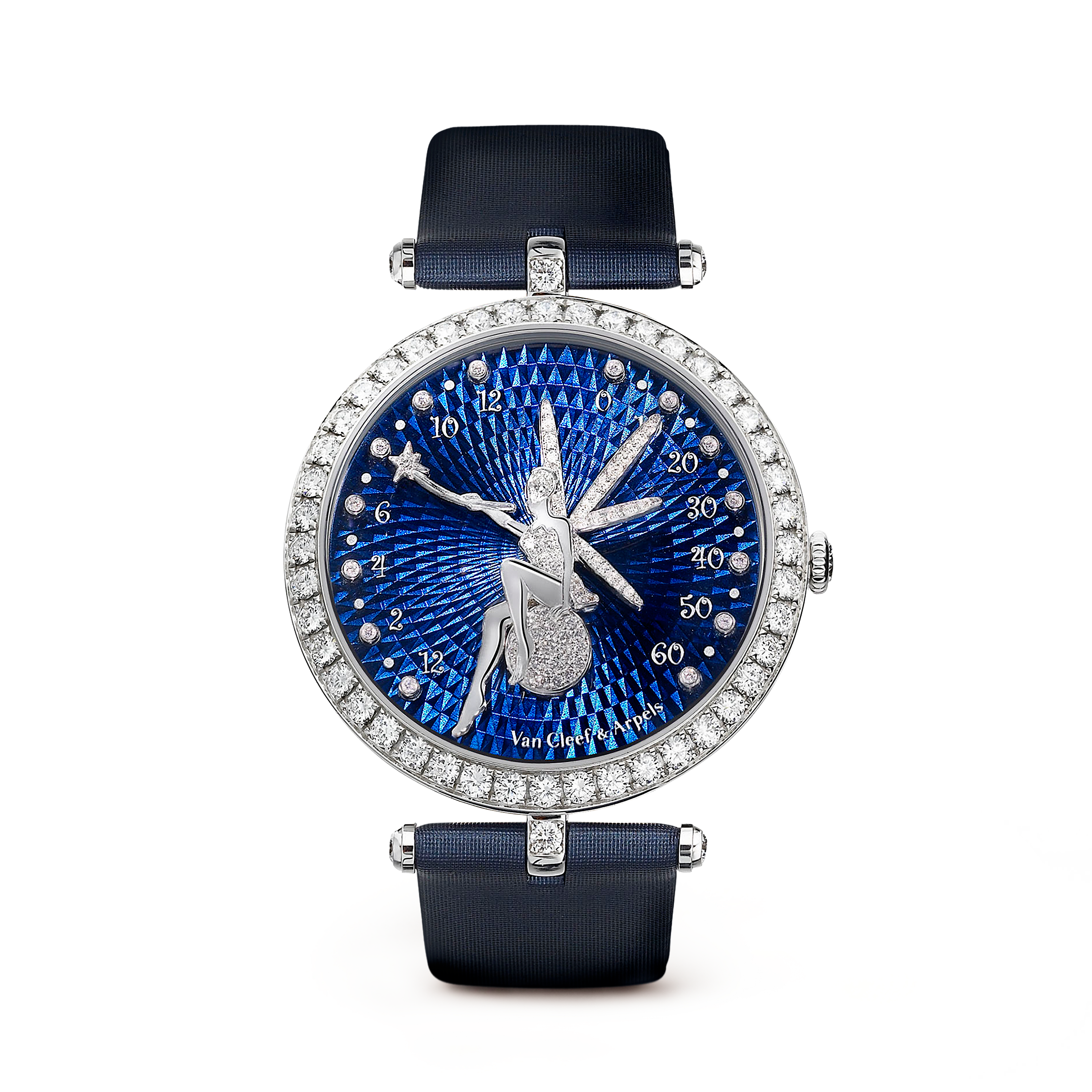 maak een foto Veroorloven Mens Lady Arpels Féerie Watch 18K white gold, Diamond - Van Cleef & Arpels