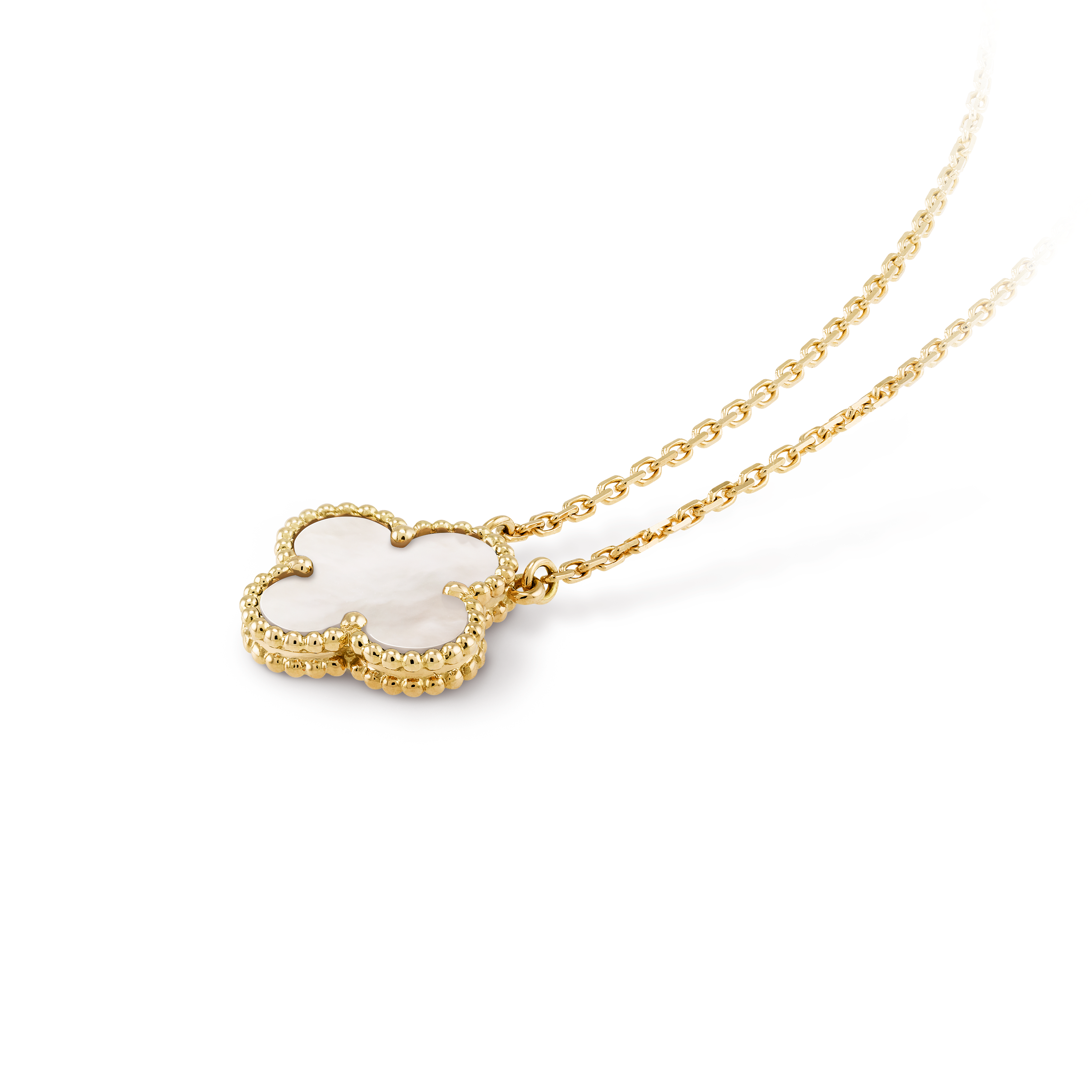 van cleef gold necklace