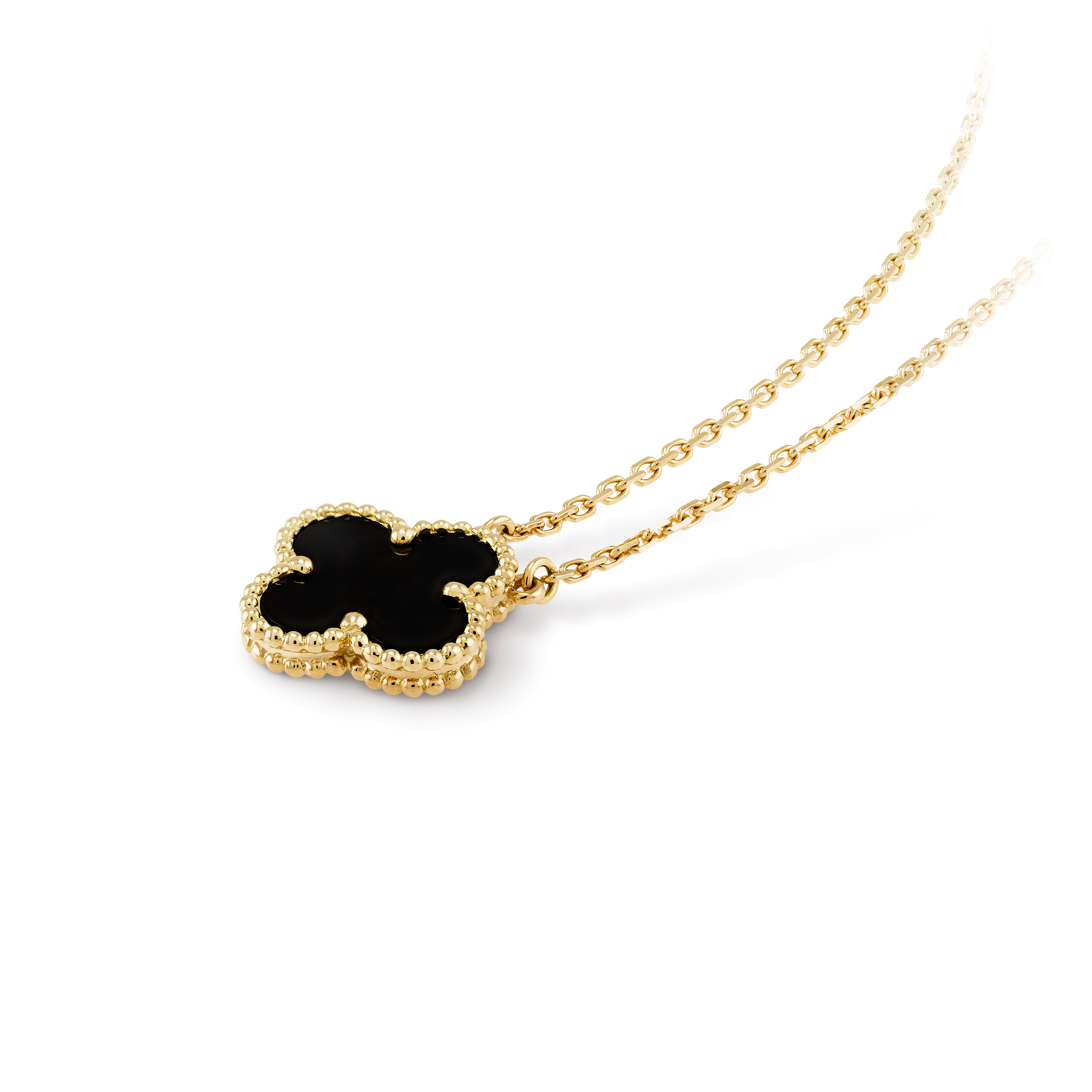 van cleef mini necklace