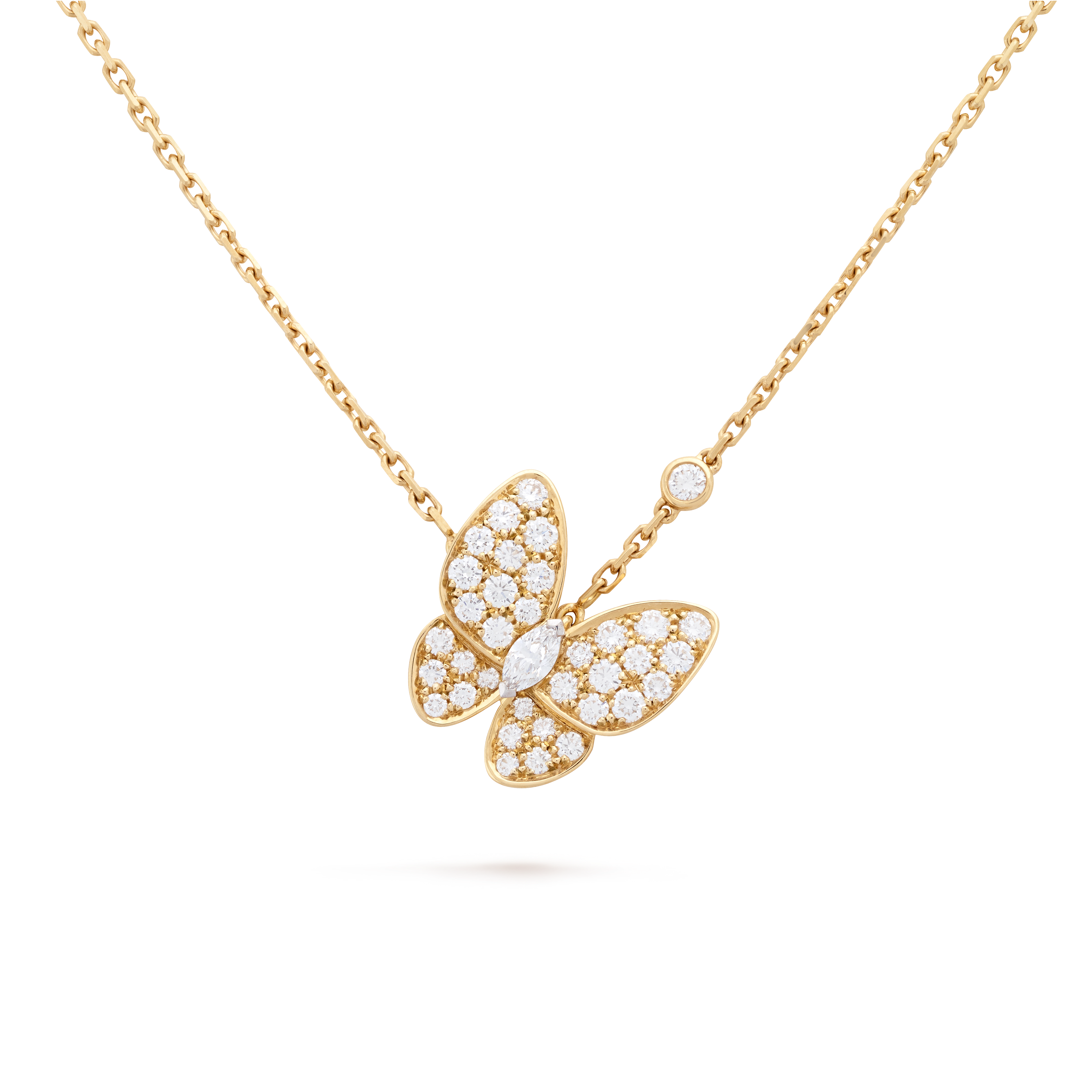 van cleef & arpels butterfly necklace