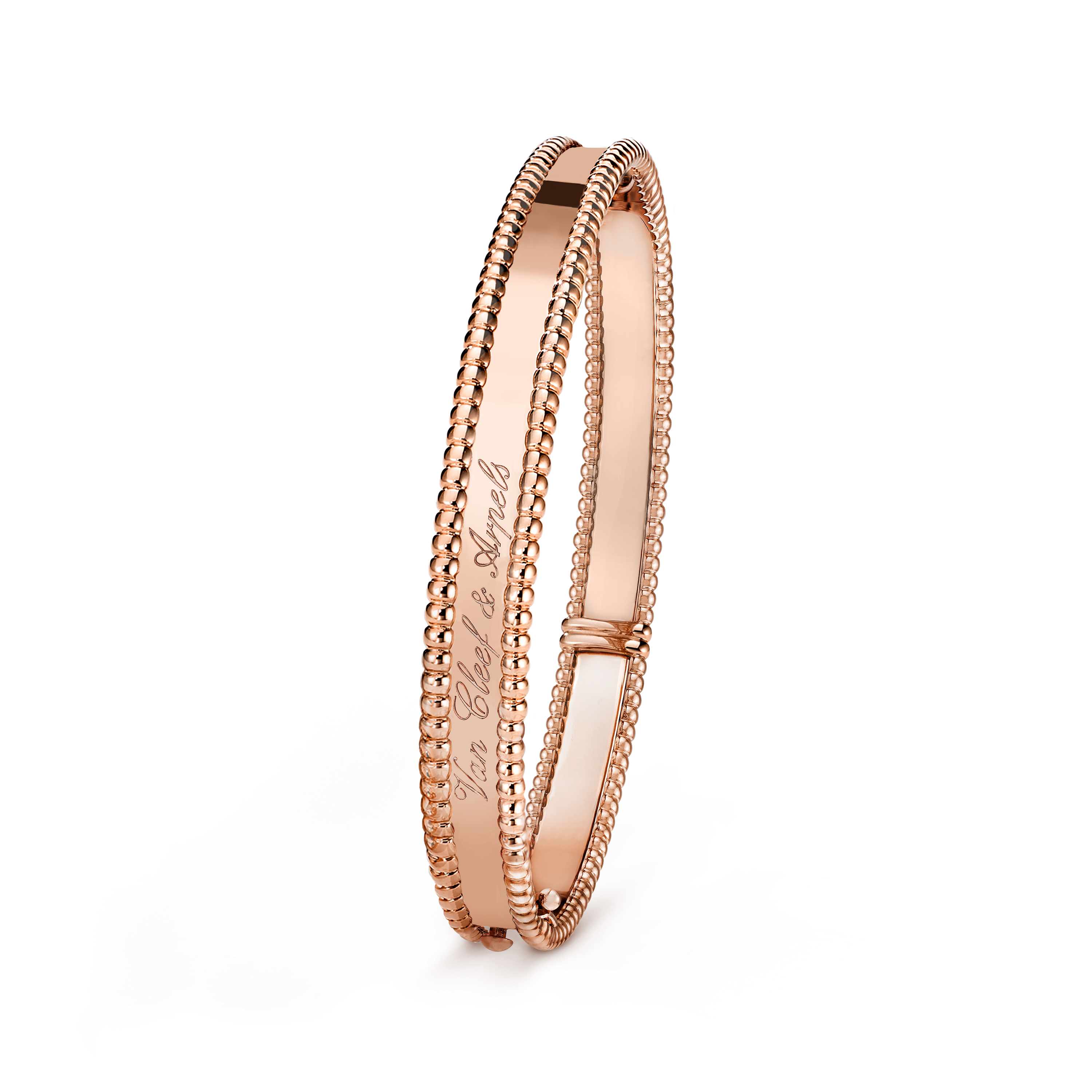 van cleef rose gold ring