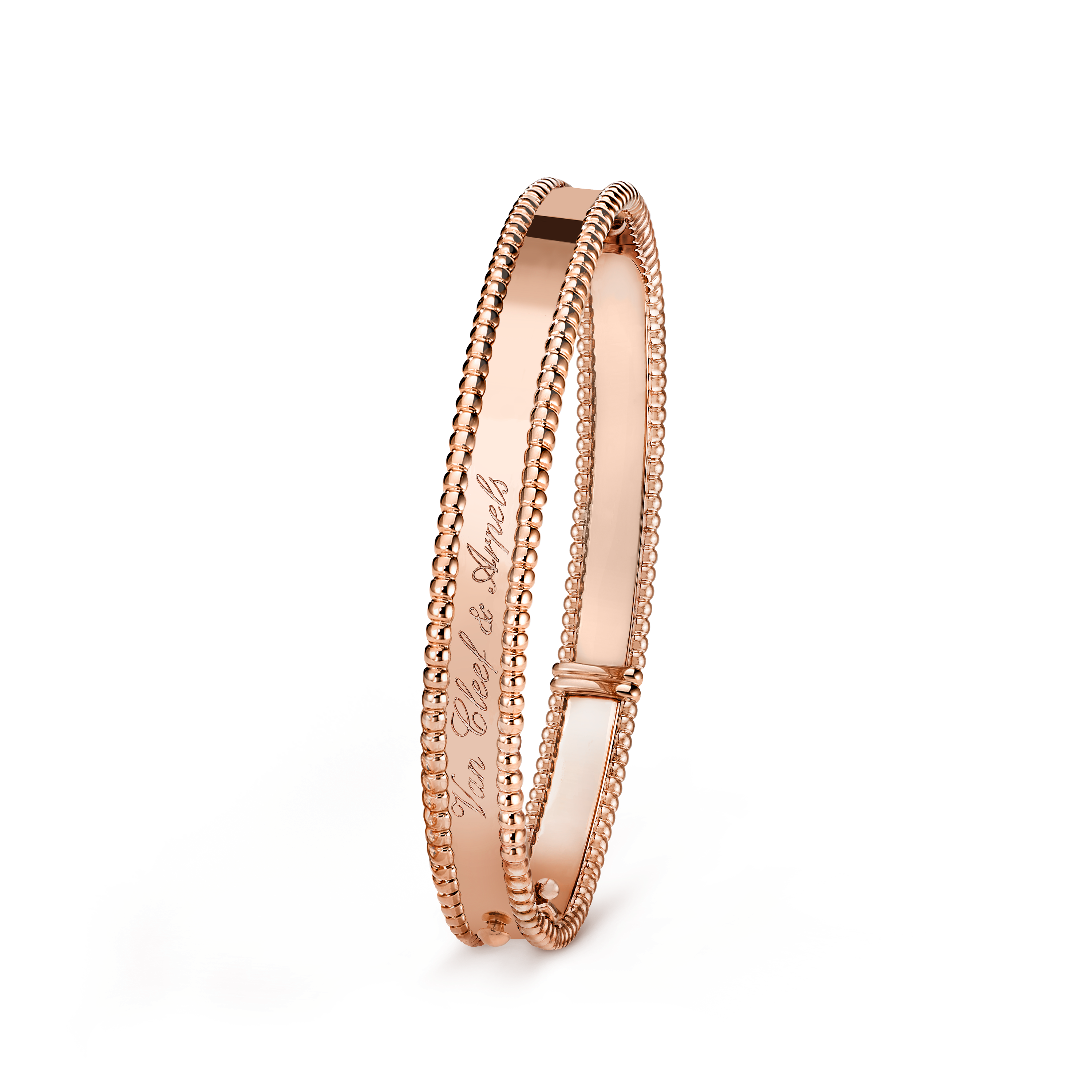 van cleef and arpels rose gold bracelet