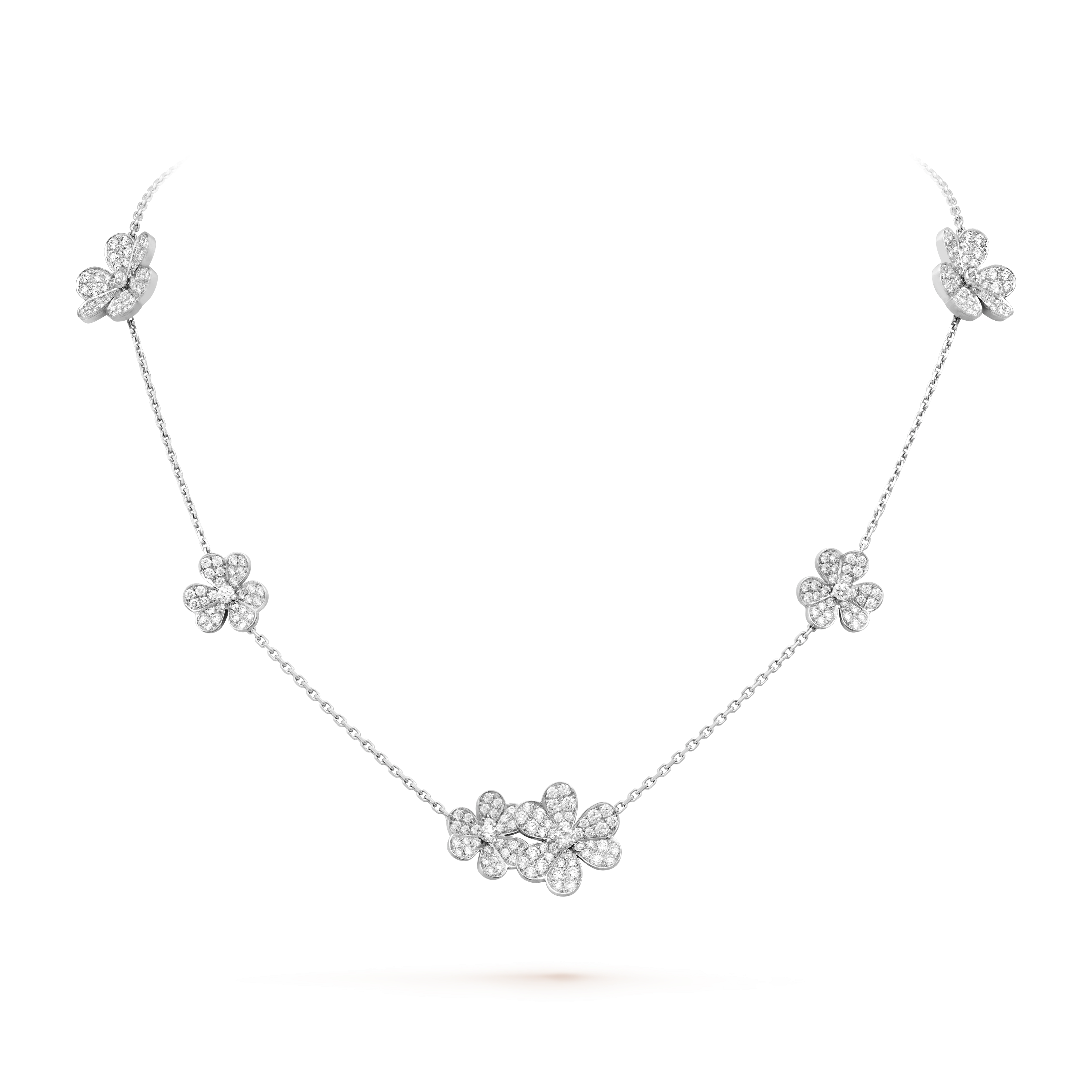 van cleef silver necklace