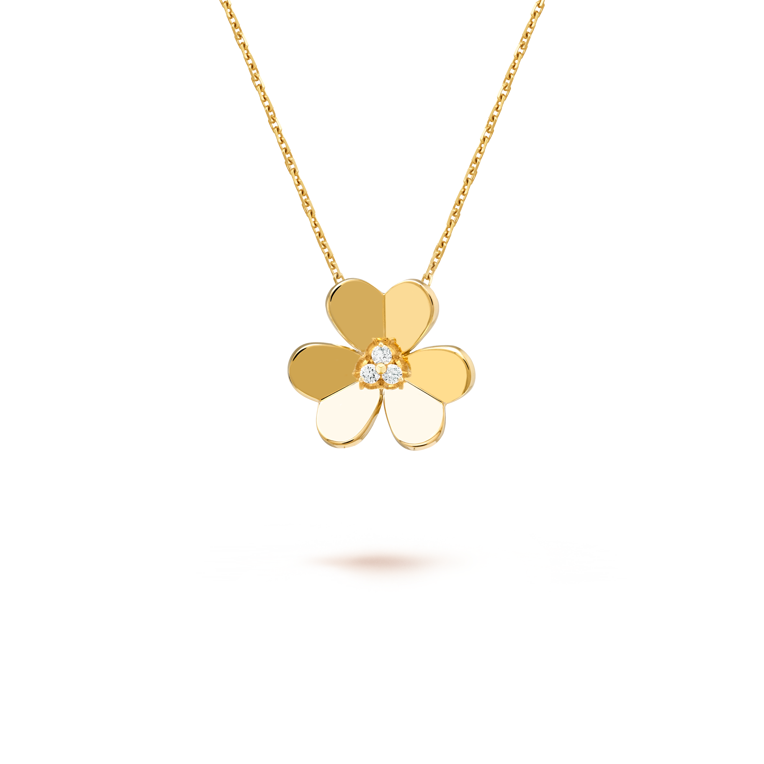 van cleef flower necklace