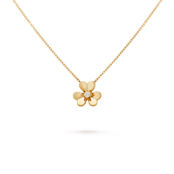 フリヴォル イヤリング、スモールモデル 18K イエローゴールド, ダイヤモンド - Van Cleef & Arpels