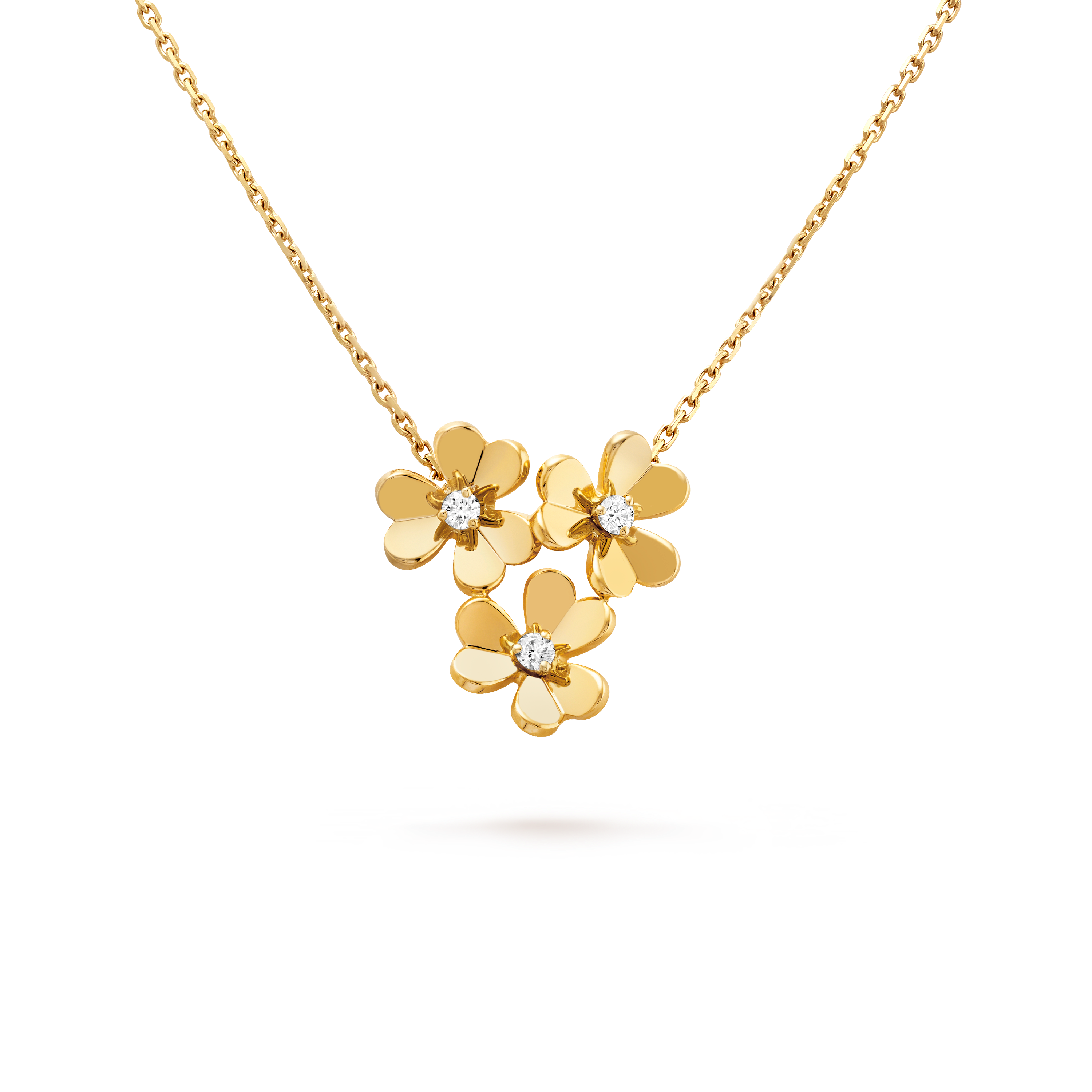 Three Flower Necklace