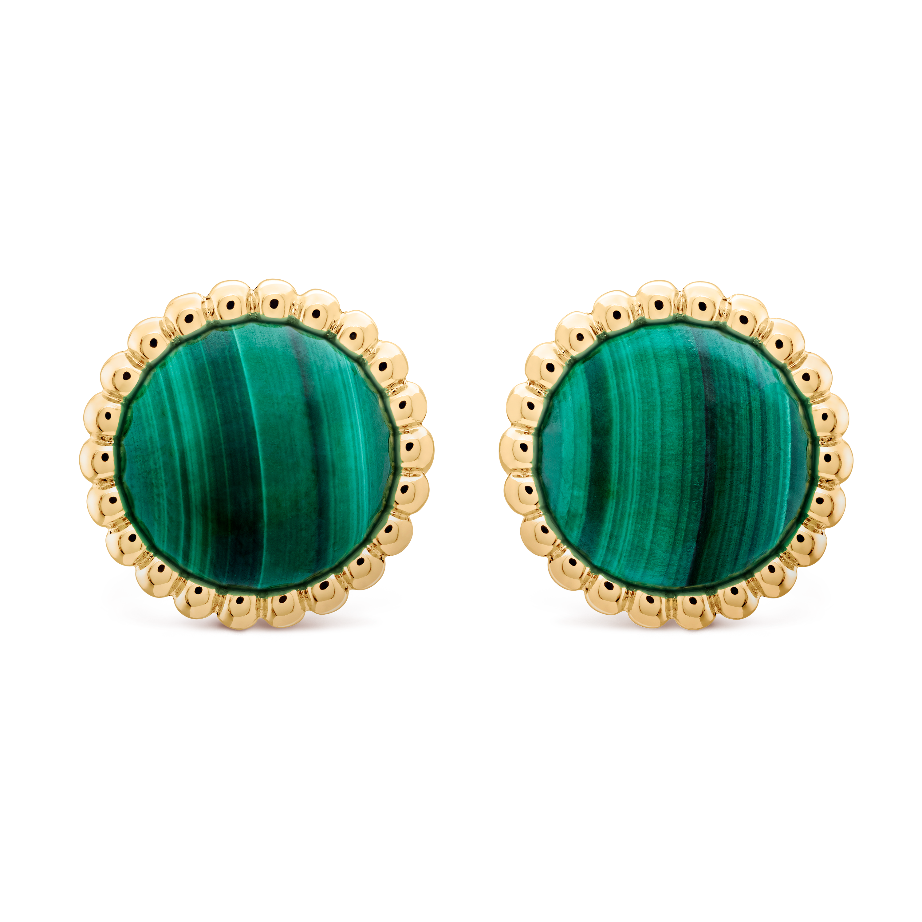 green van cleef earrings