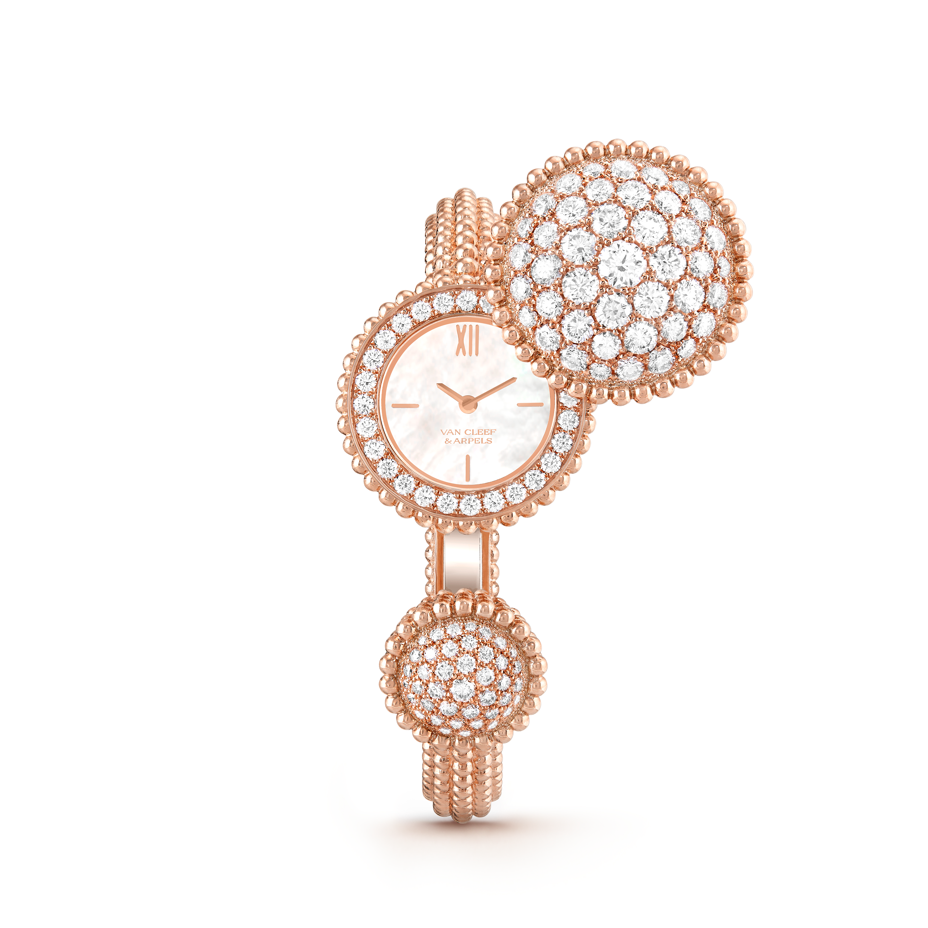 Van Cleef & Arpels Rose Gold, Diamond And Mother Of Pearl