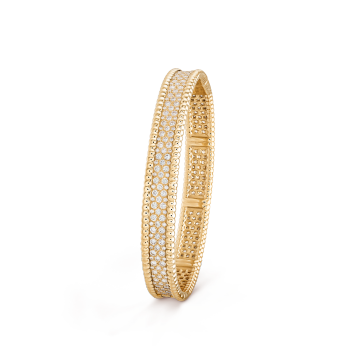 Perlée diamonds bracelet, 3 rows, small model