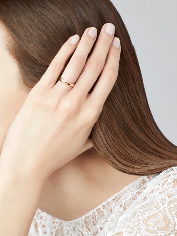 Tendrement wedding band, 3 mm, THREE_FOURTH, Jewelry Ring