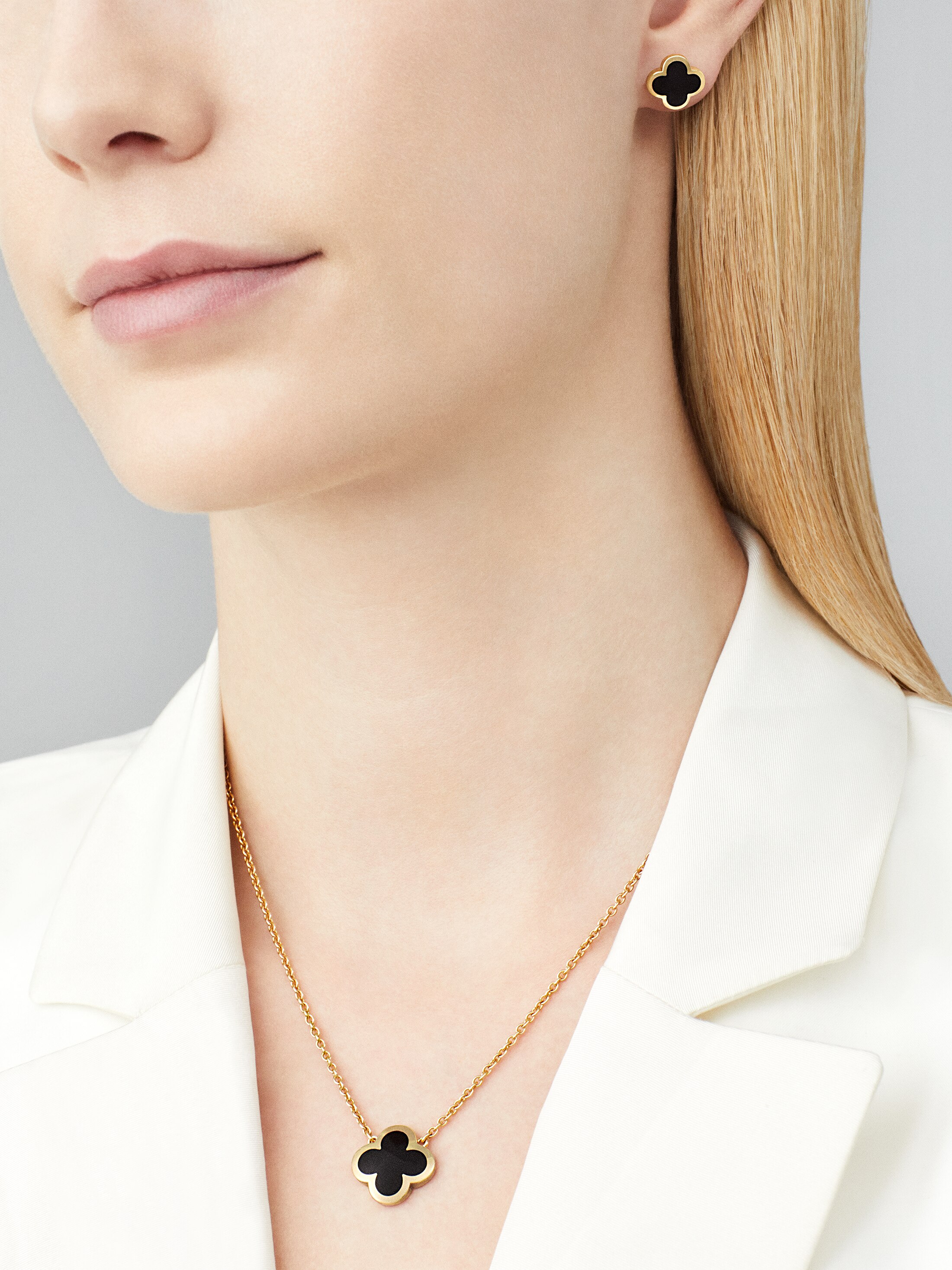 Van Cleef & Arpels Pure Alhambra Yellow Gold Necklace