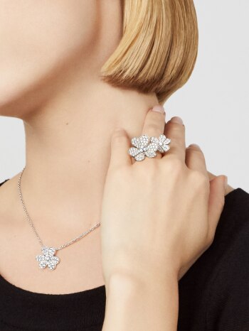 Frivole Between the Finger ring, Diamond:112 stones, 2.1 carats, THREE_FOURTH, Jewelry Ring