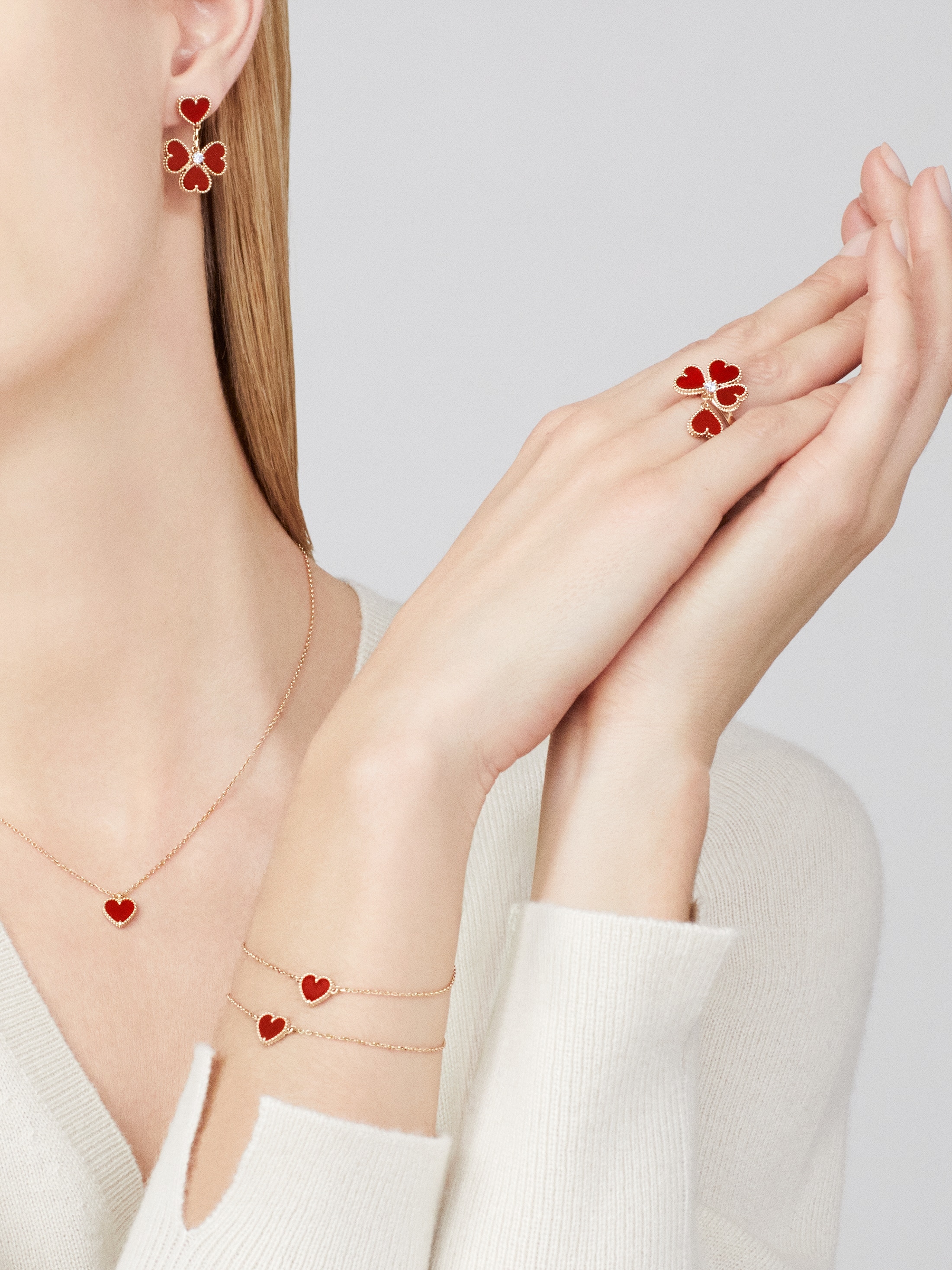 Shop Van Cleef & Arpels Jewelry, Alhambra, Frivole & Perlee