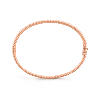 VCARP27G00 - Perlée diamonds bracelet, 1 row, large model VCARP27G00 - Perlée diamonds bracelet, 1 row, large model