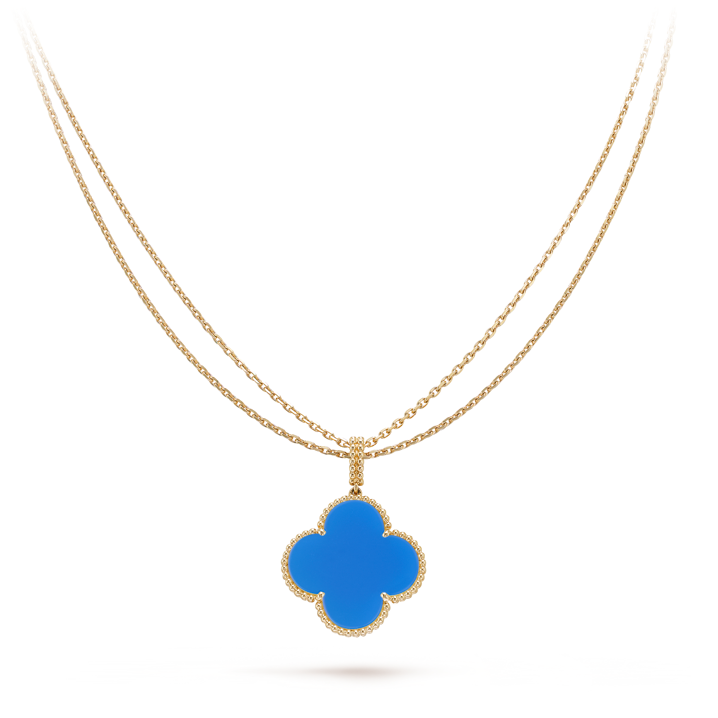 blue van cleef necklace